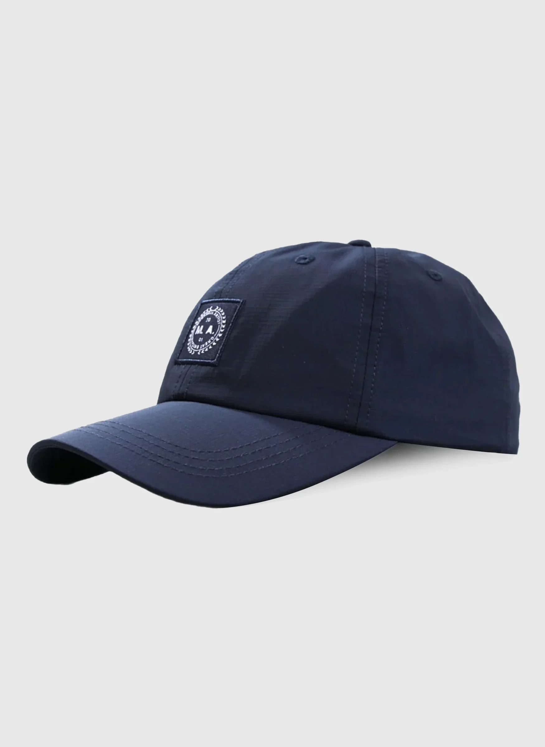 Woven Badge Cap - Navy