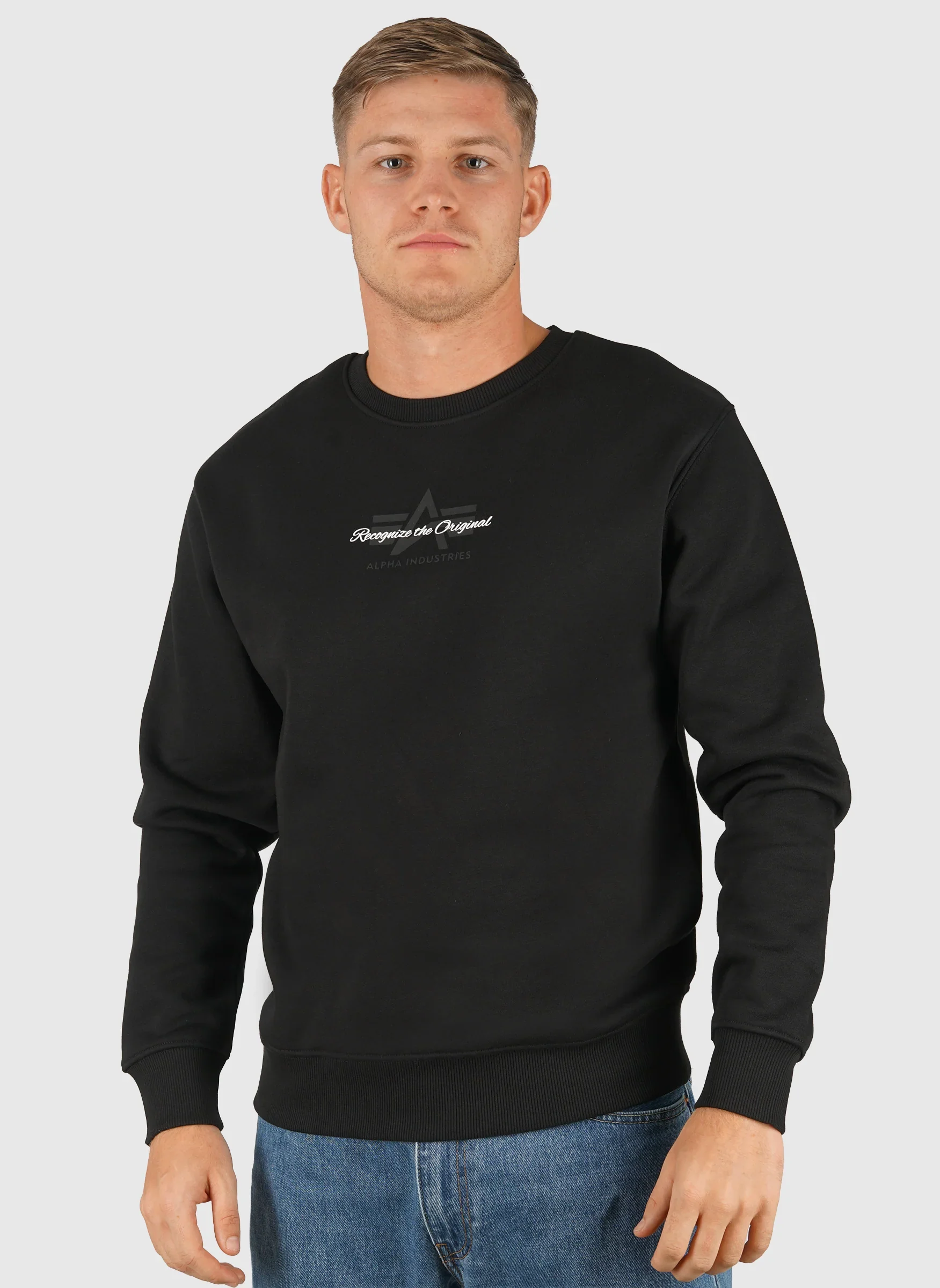Foam Mid Logo Sweatshirt - Black