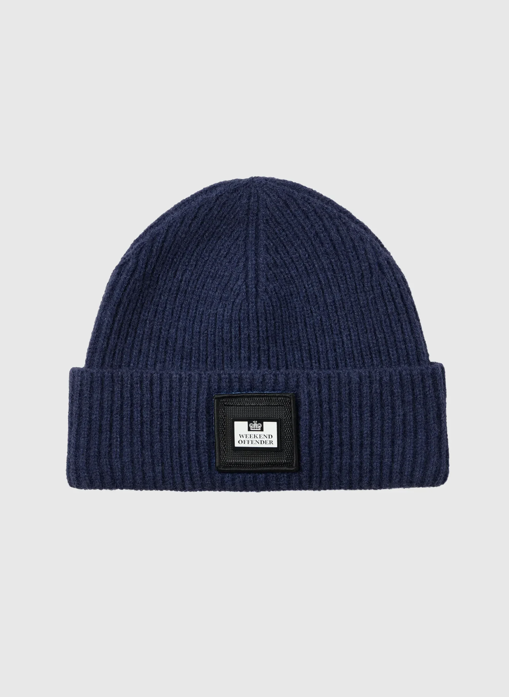Palmyra Rib Beanie - Navy
