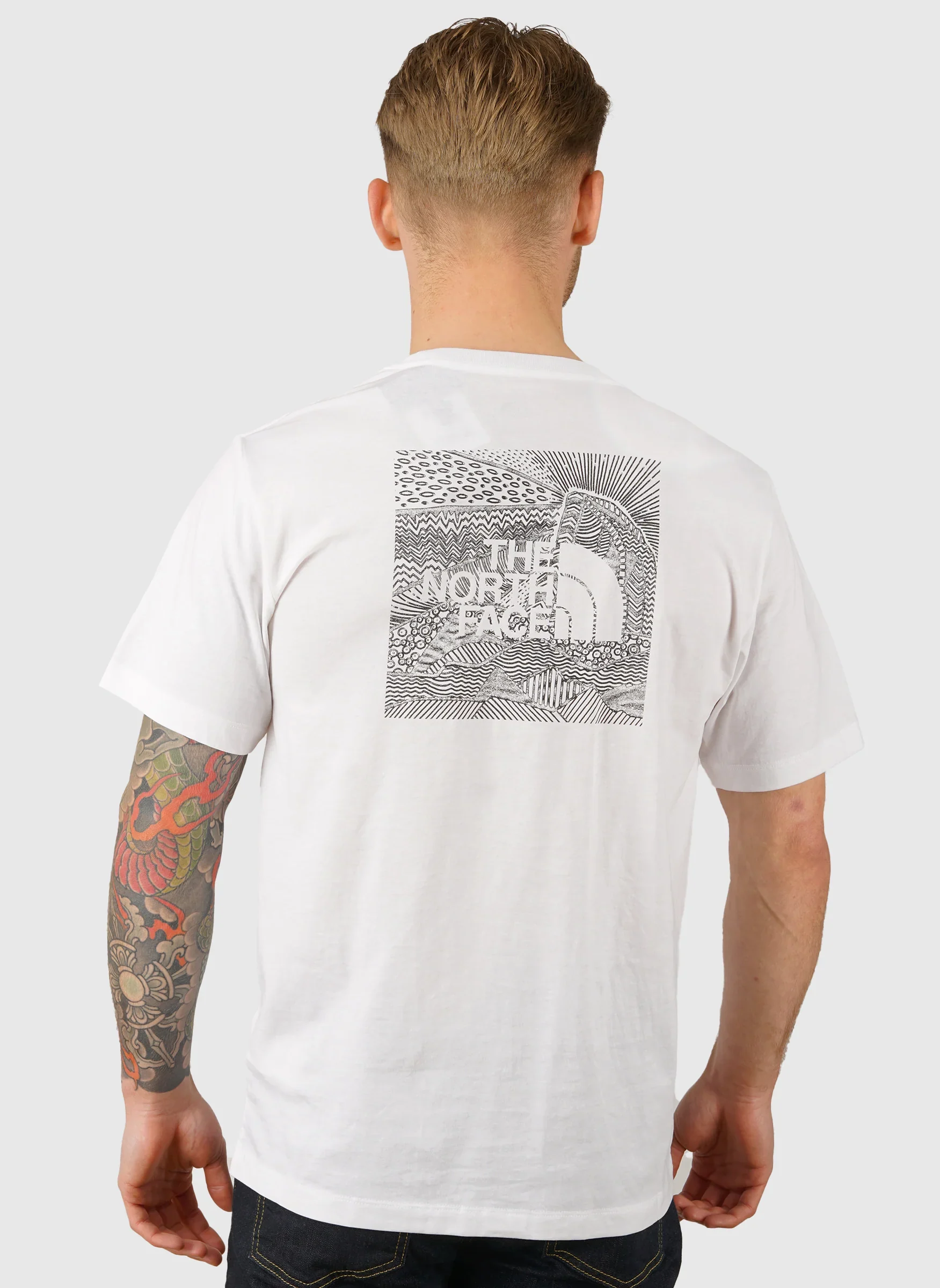 Box Celebration Regular  T-Shirt - TNF White