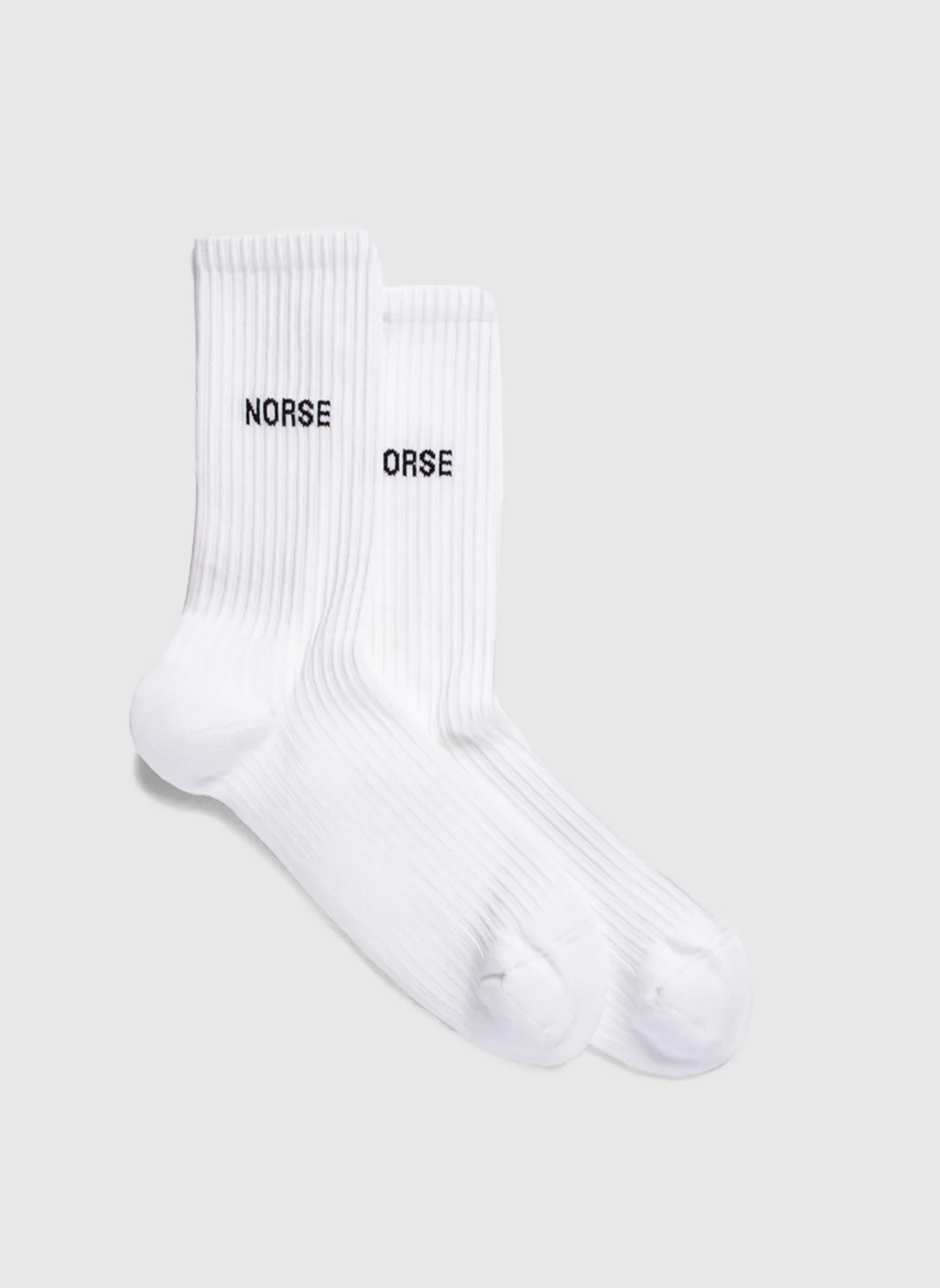 Bjarki Logo Socken - White