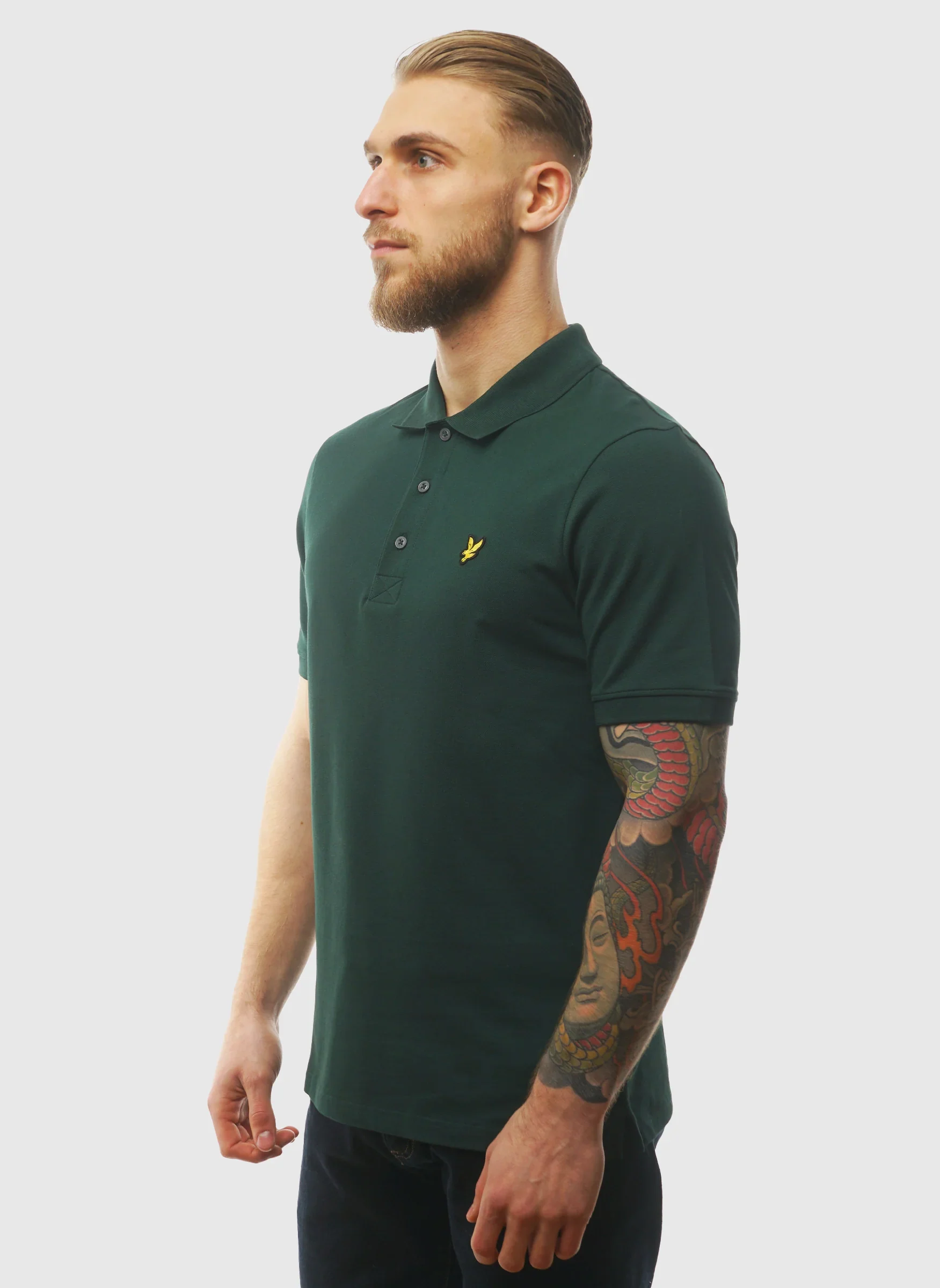 Plain Poloshirt - Dark Green