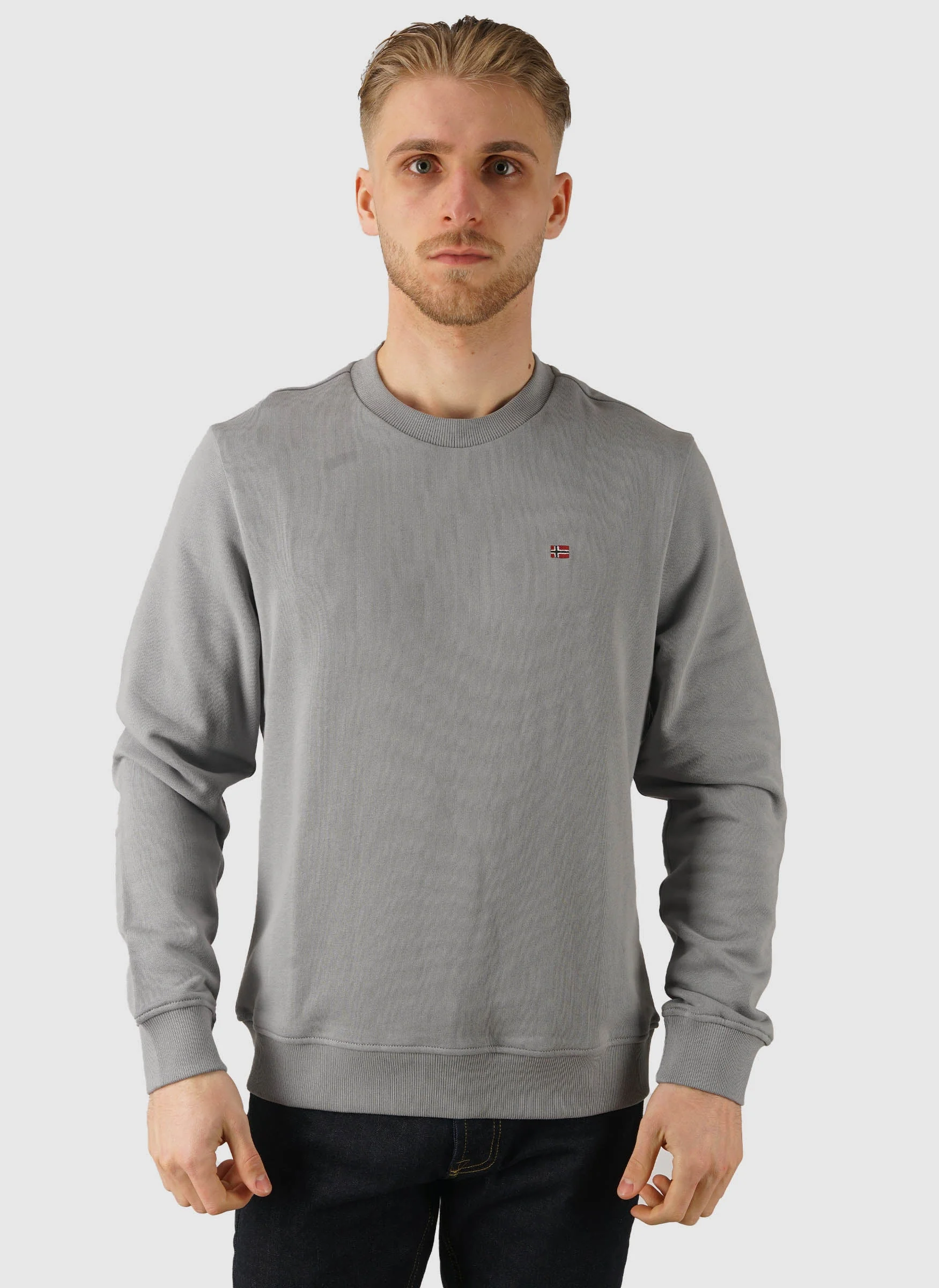 Balis Crew Neck Sweatshirt - Shark Skin