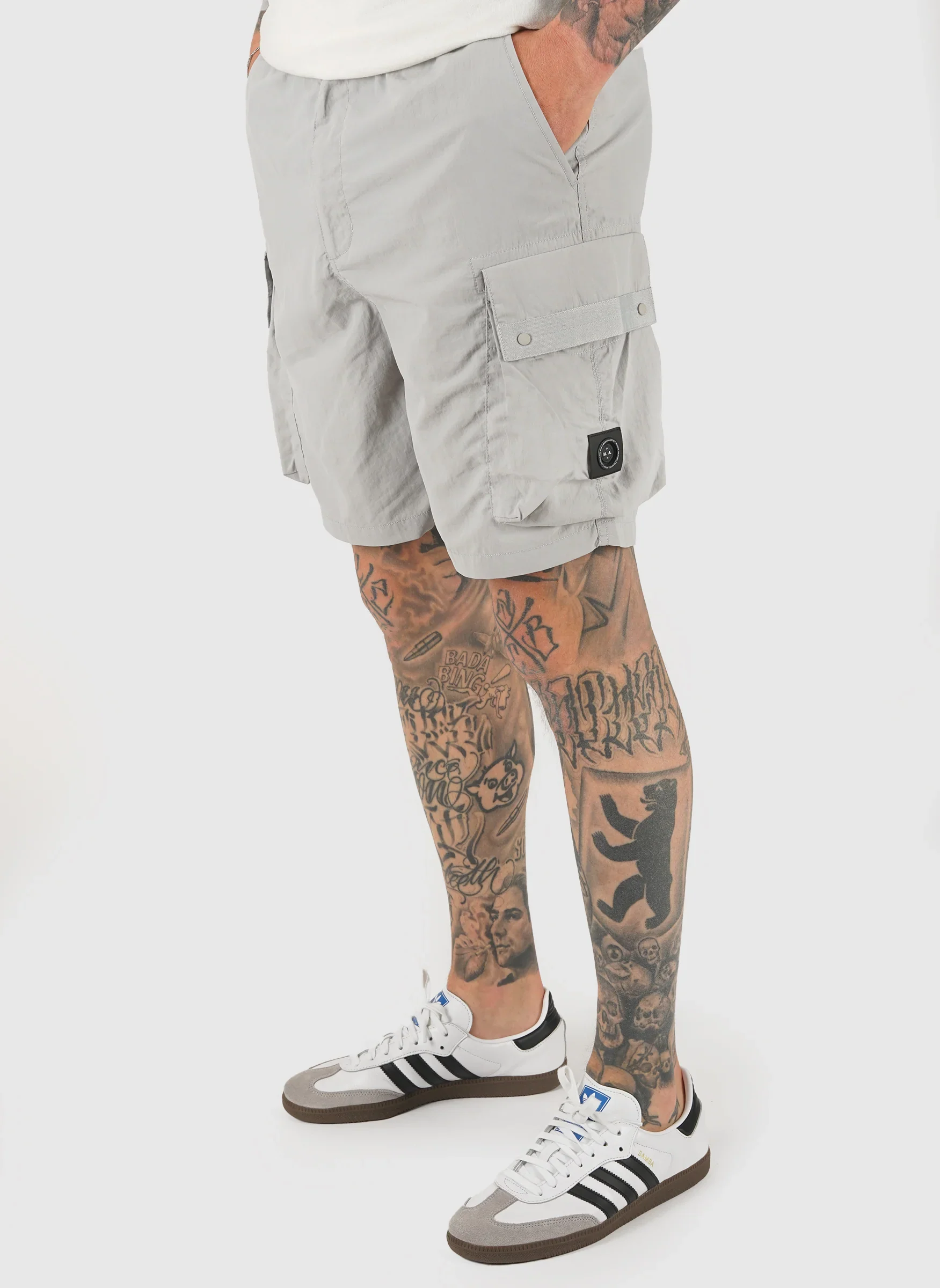 Woodvale Cargo Short - Oceanic Grey