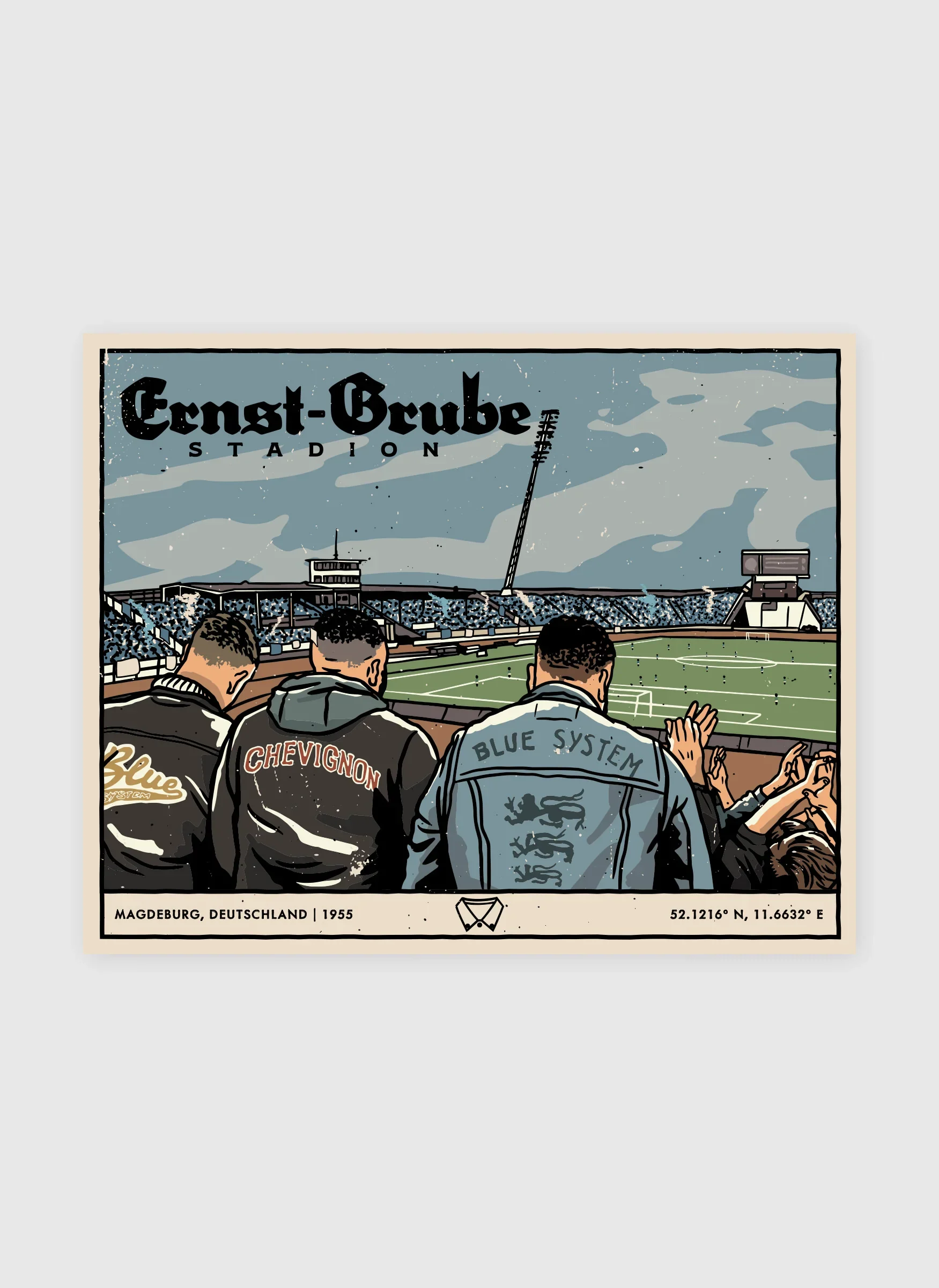Poster - Magdeburg Ernst-Grube Stadion