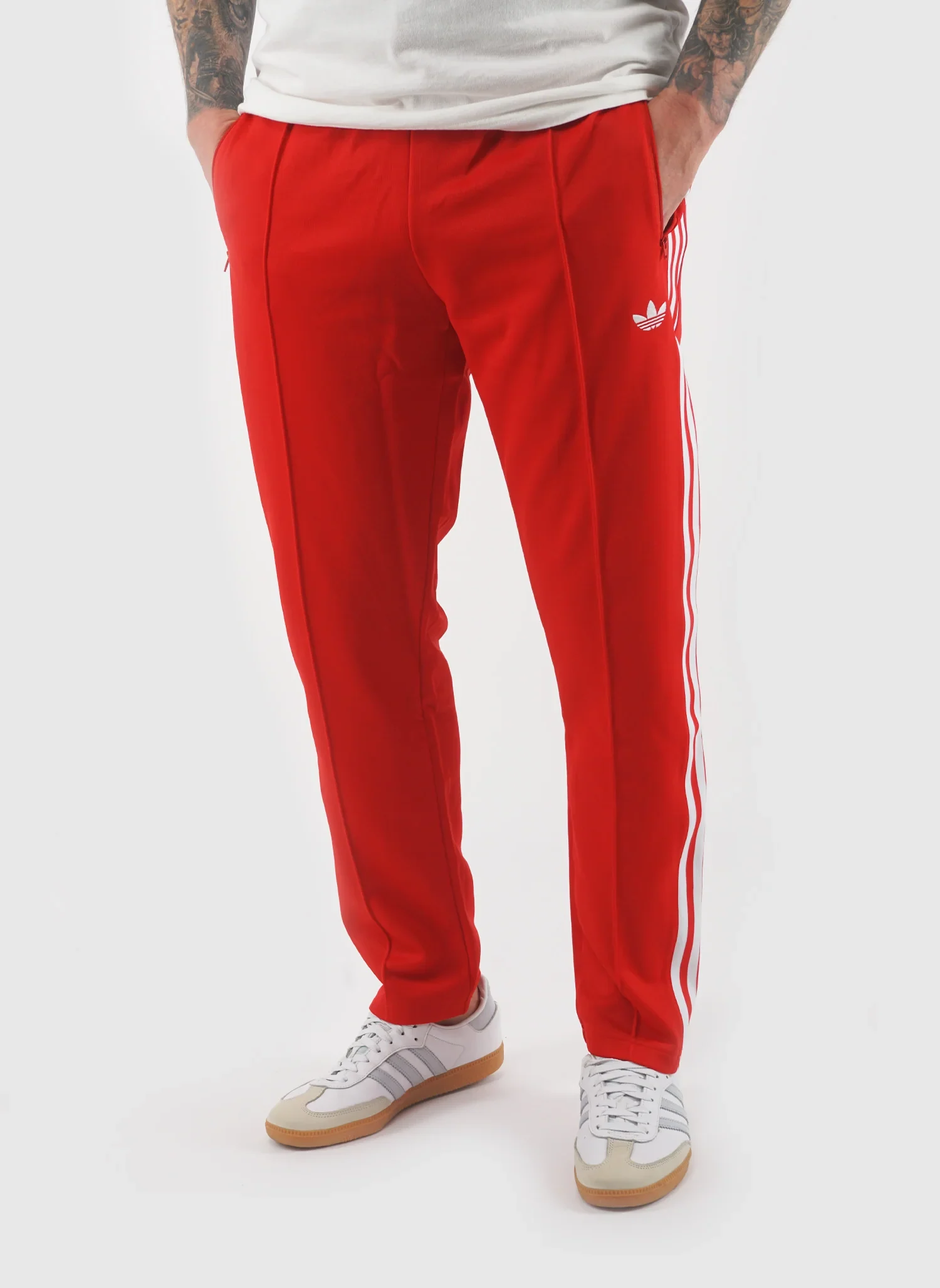 Classic Trackpants - Red/White