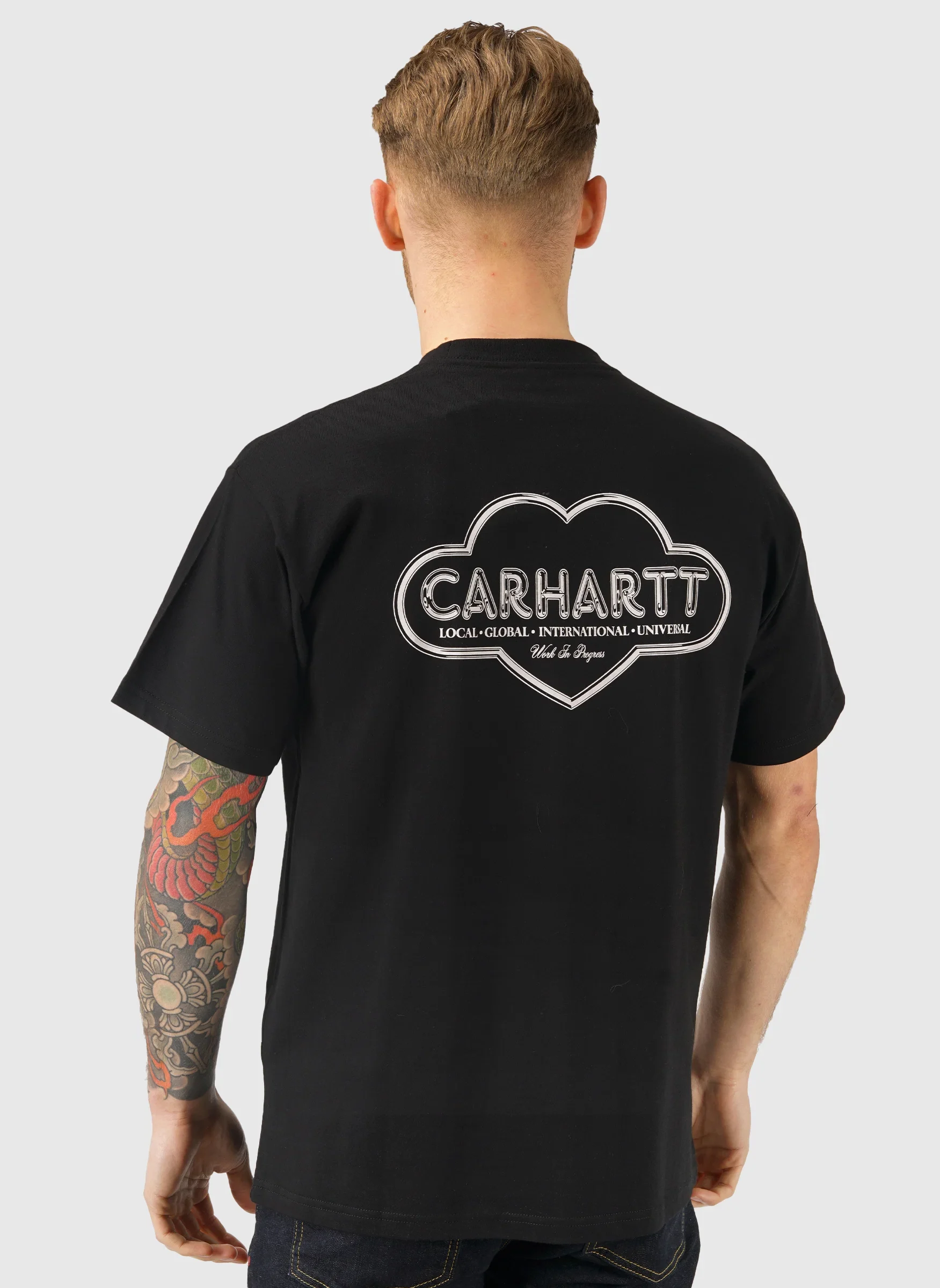 Cloud Heart T-Shirt - Black