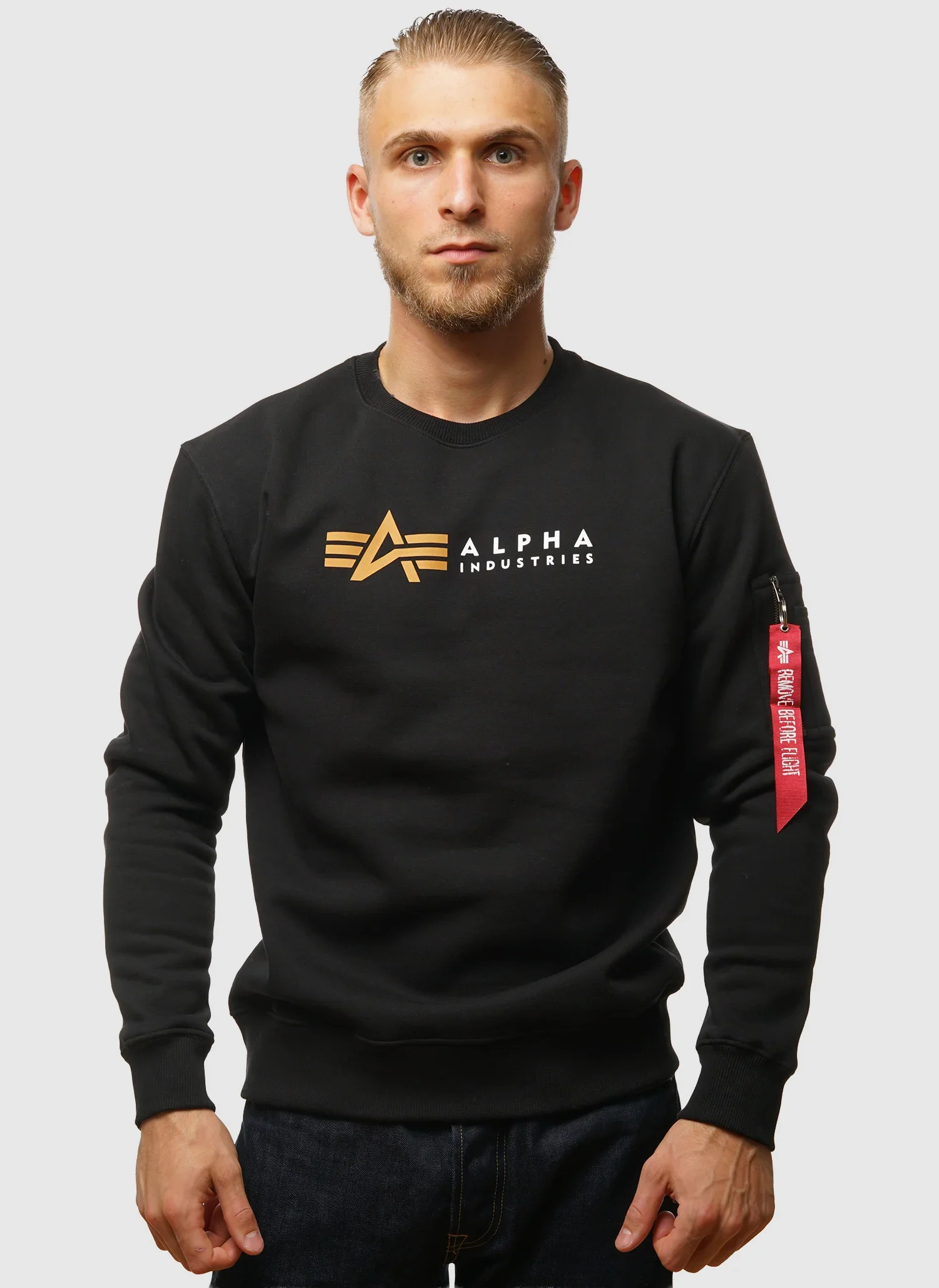 Alpha Label Sweatshirt - Black