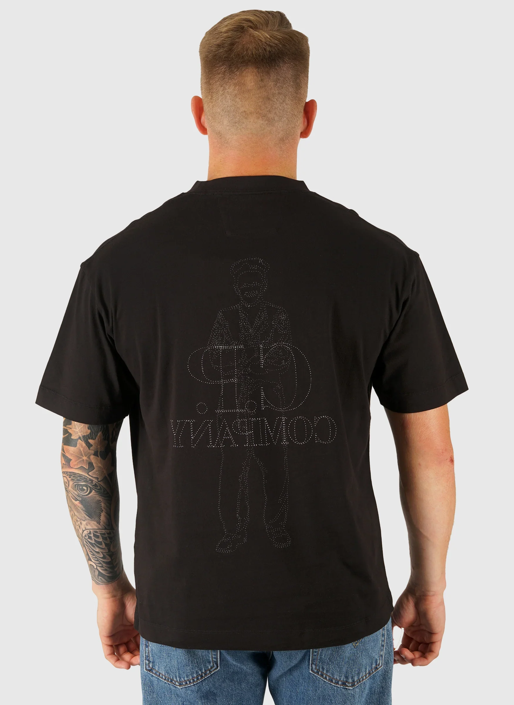 Comfort Sailor Logo Jersey T-Shirt - Black