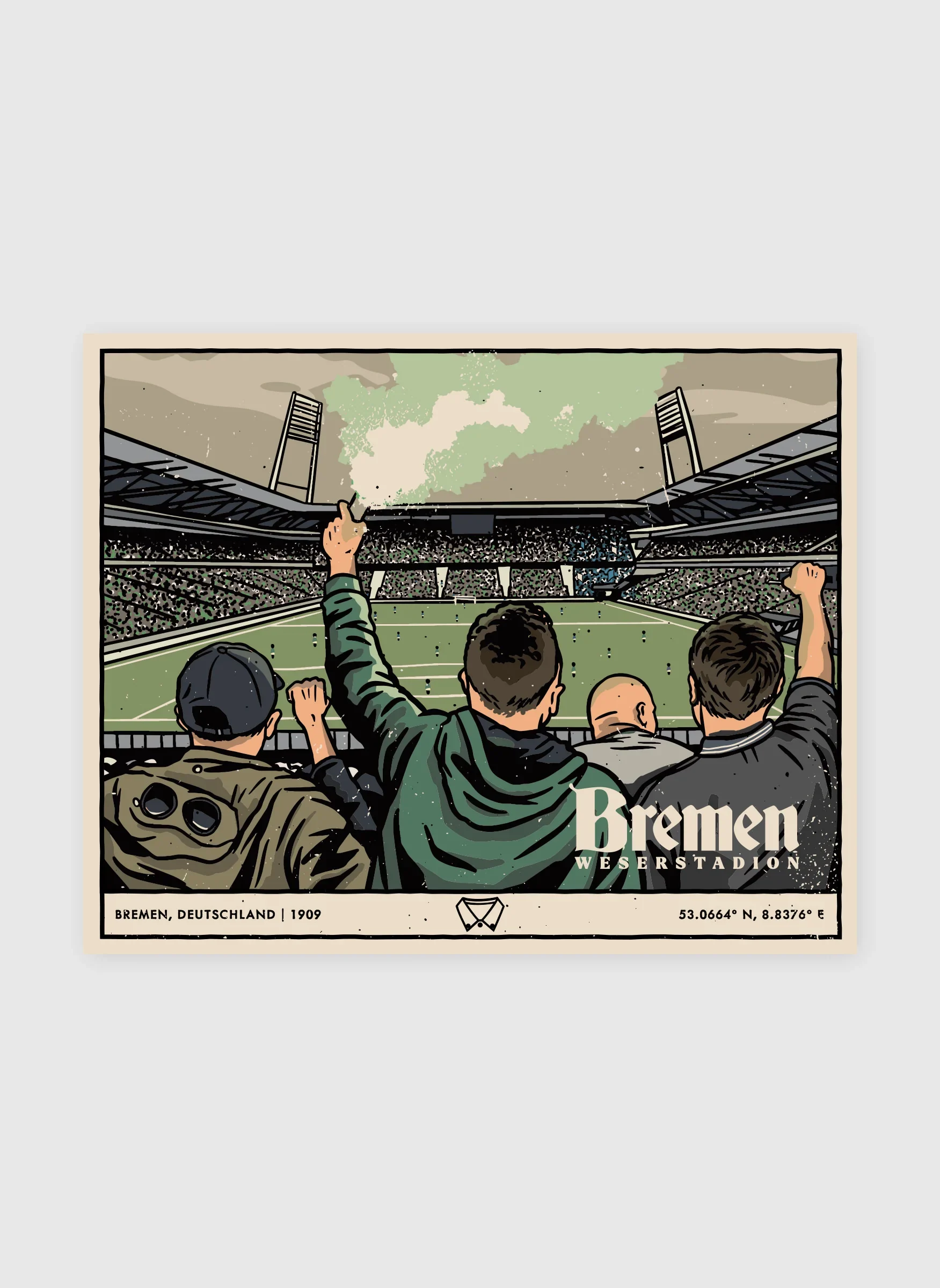 Poster - Bremen Weserstadion