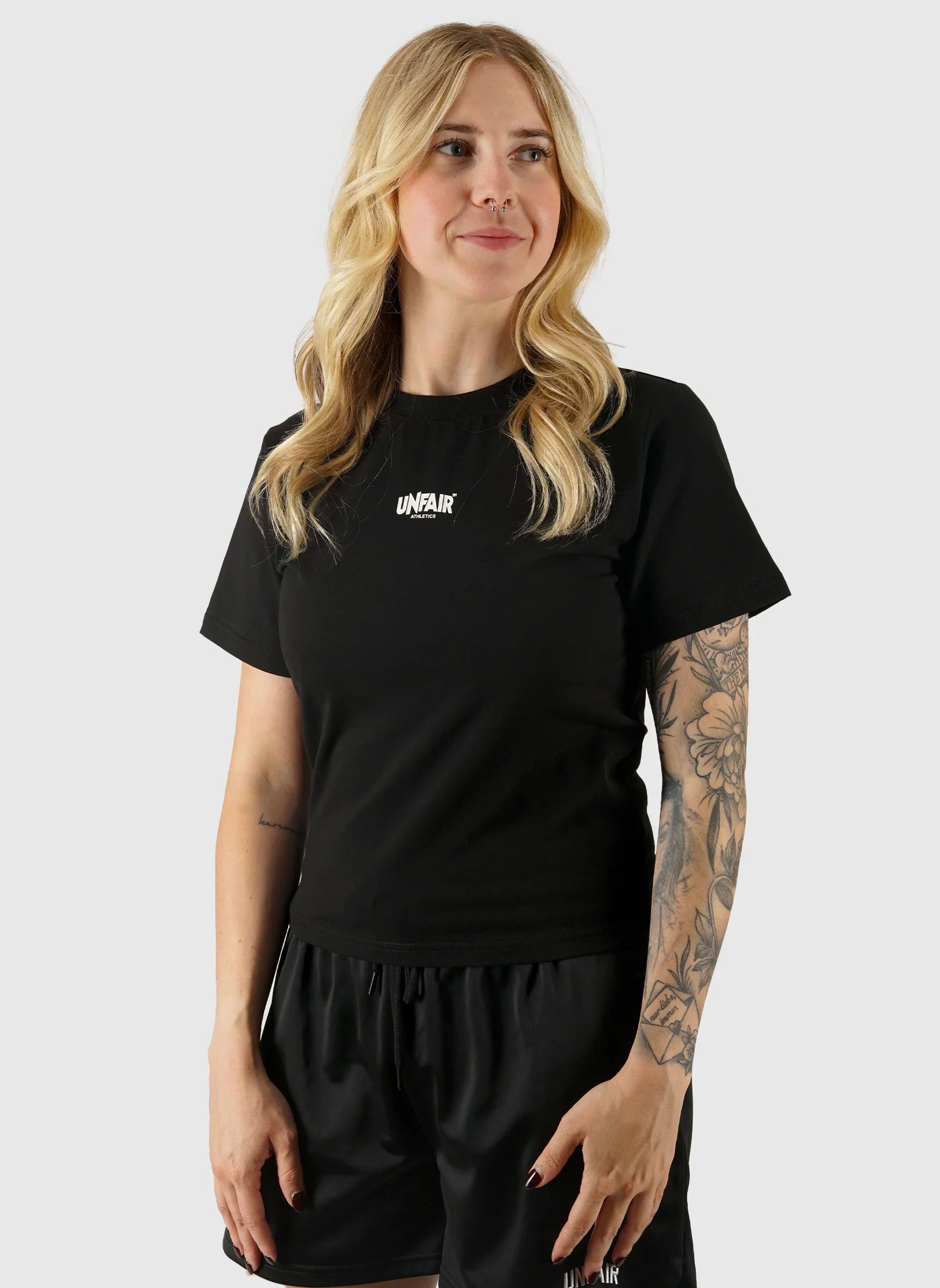 Classic Label Womens T-Shirt - Black