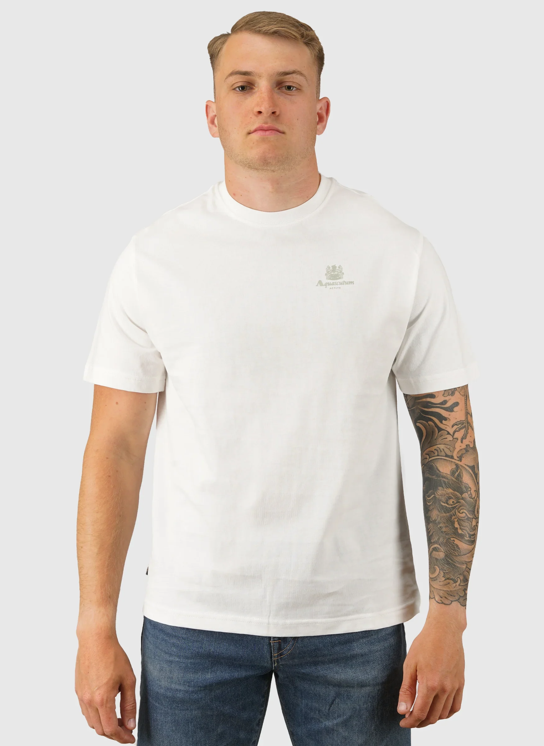 Small Logo T-Shirt - Old White