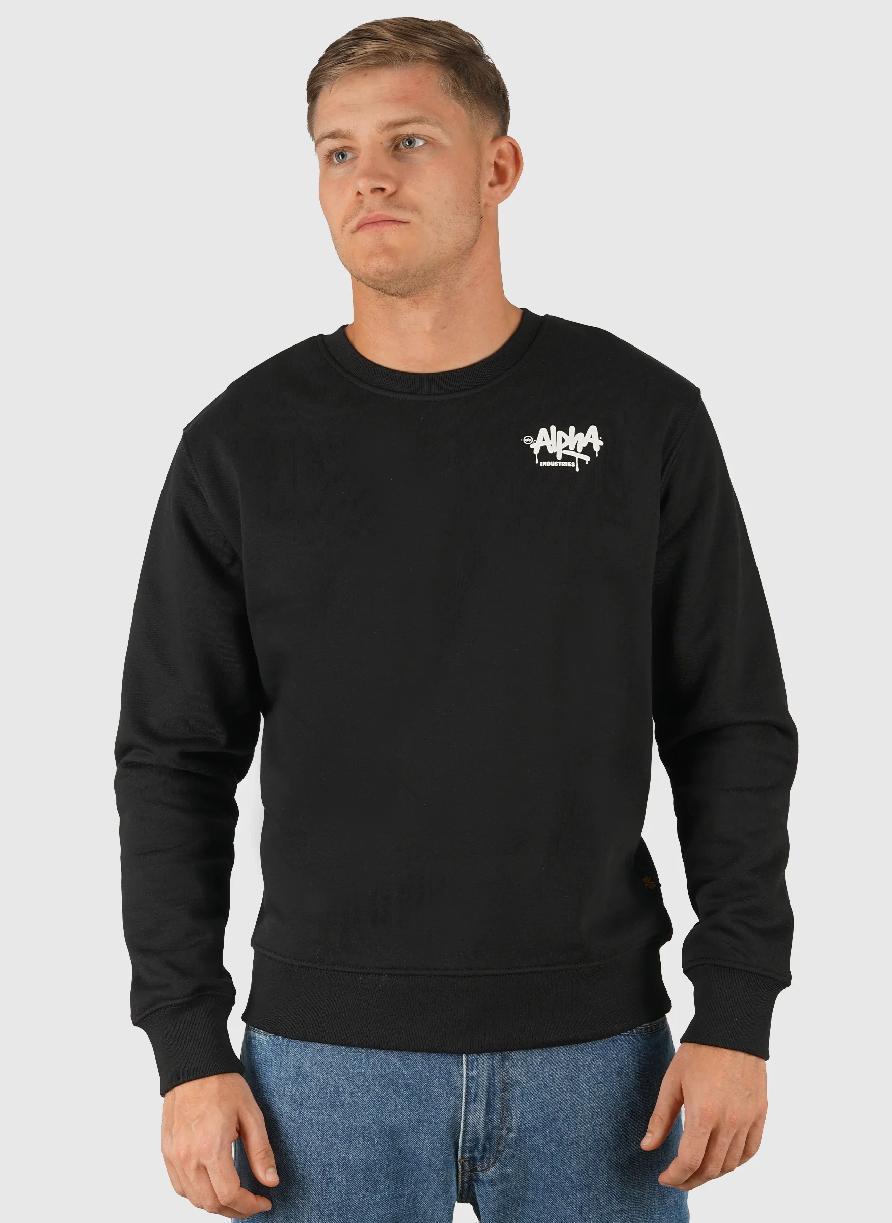 Alpha Signature Sweatshirt - Black