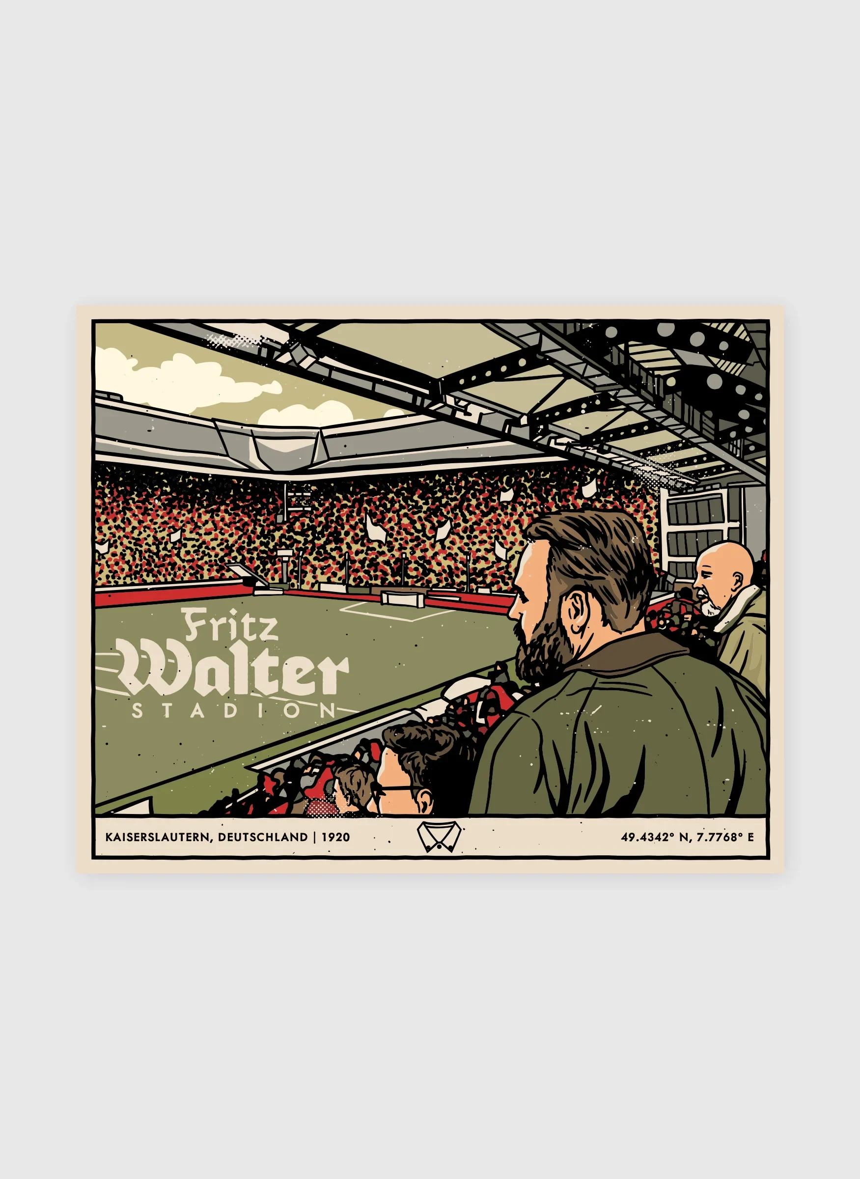 Poster - Kaiserslautern Fritz-Walter Stadion