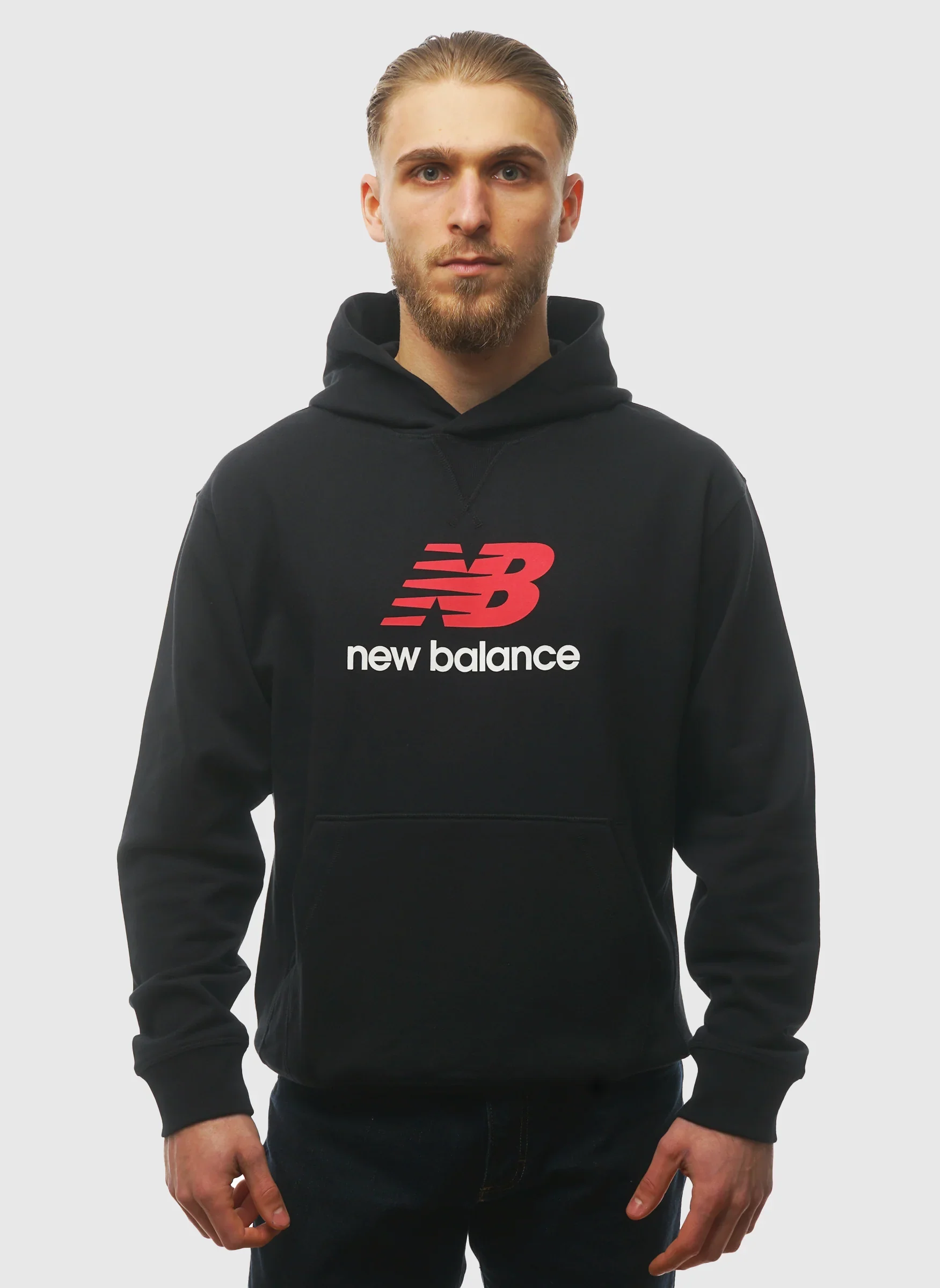 Athletics French Terry Logo Hoodie - Black