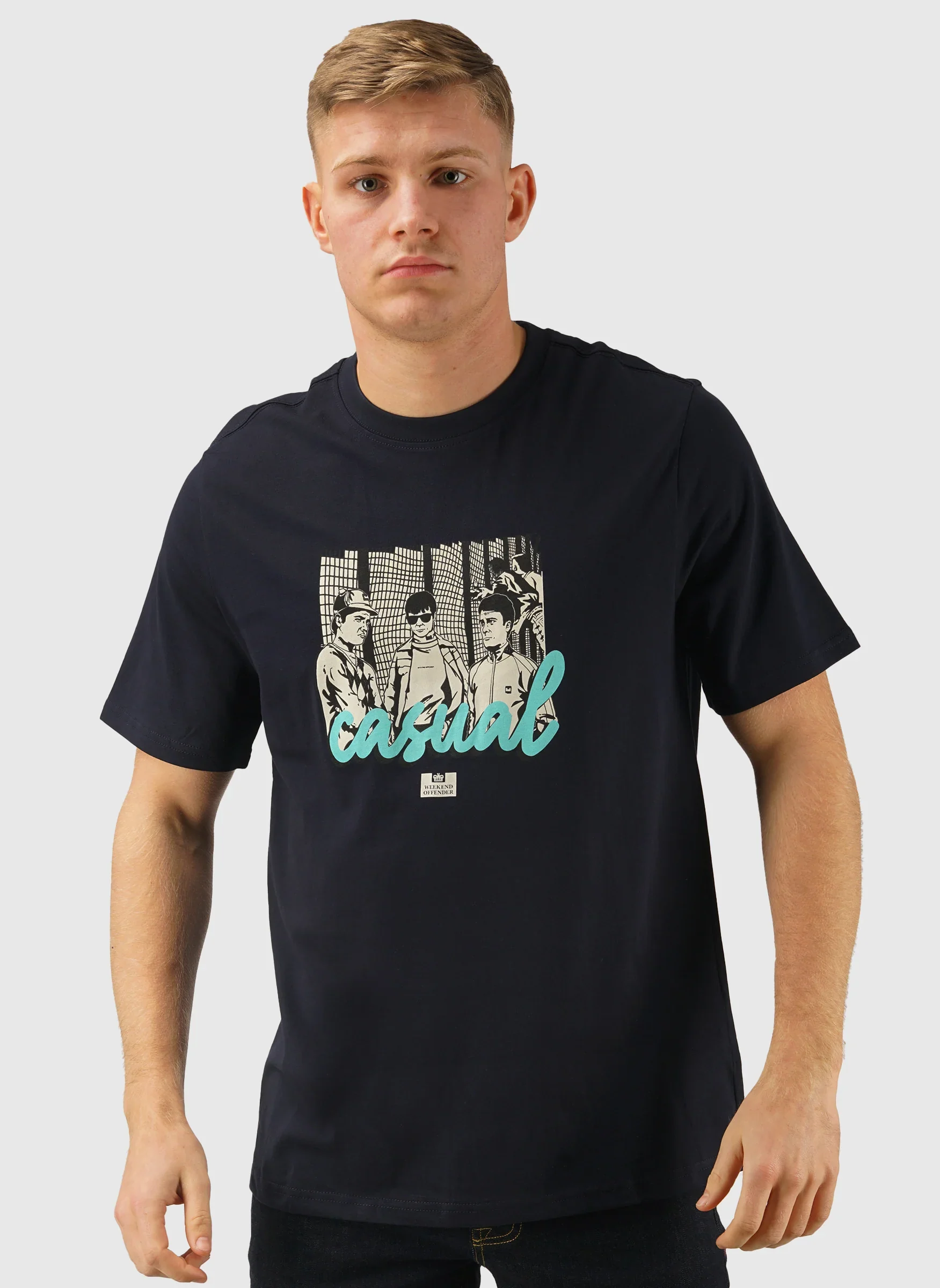 Terrace Graphic T-Shirt - Dark Blue