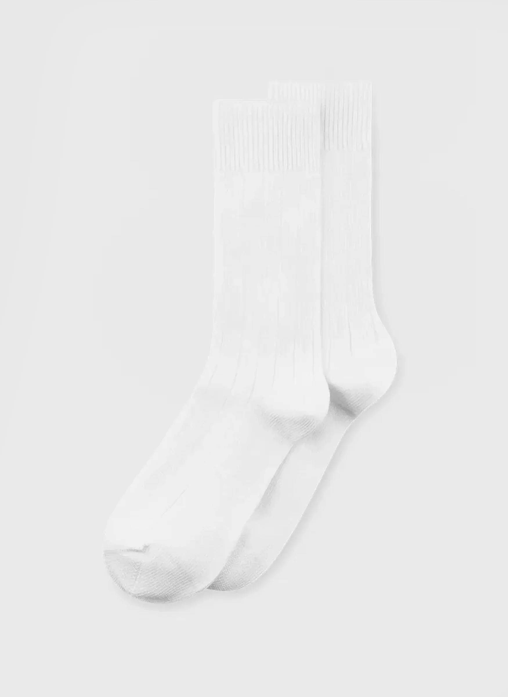 Bykle Cordura Wide Rib Sock - White