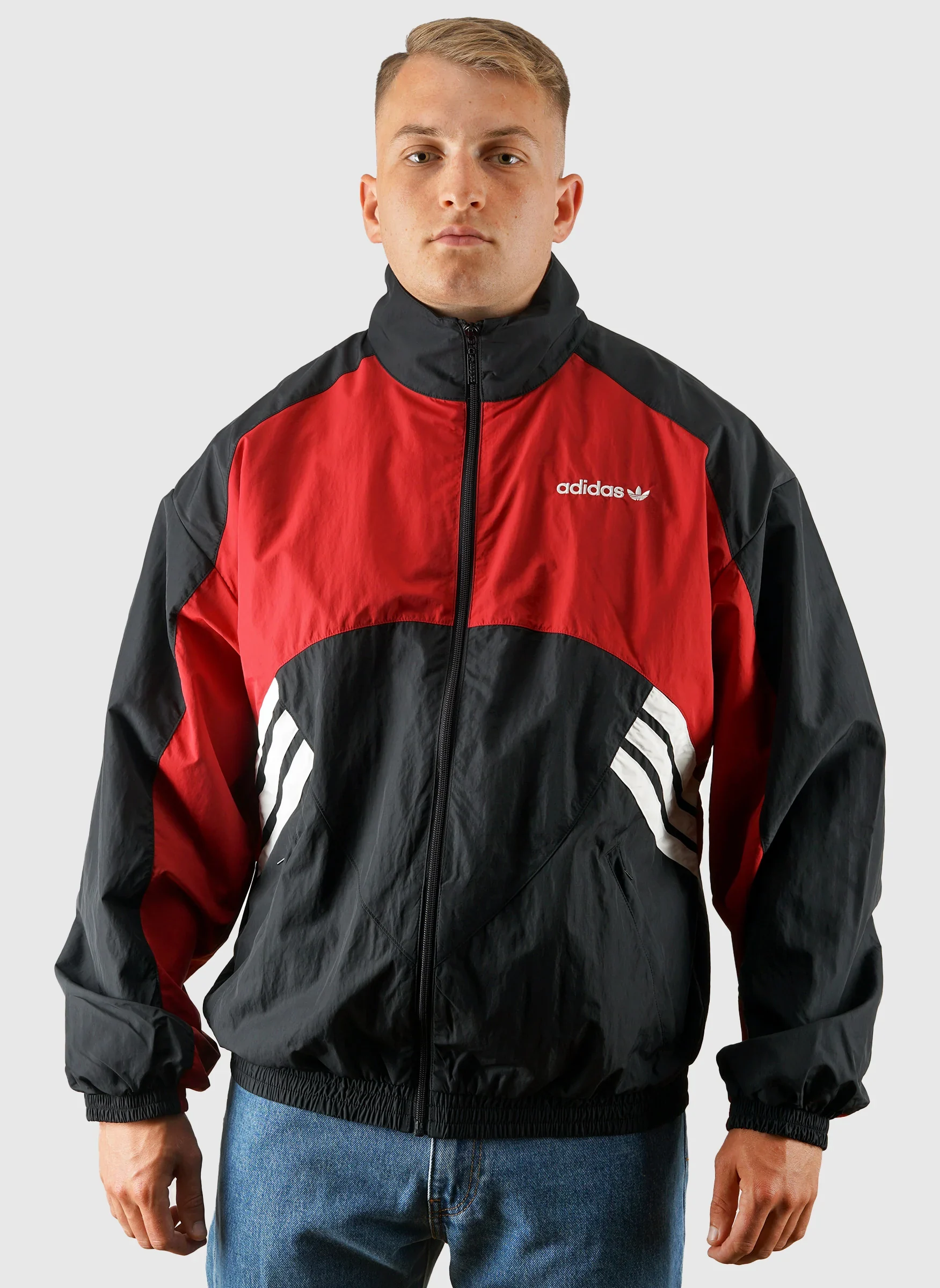 Munich 93 Tracktop - Black/Team Victory Red