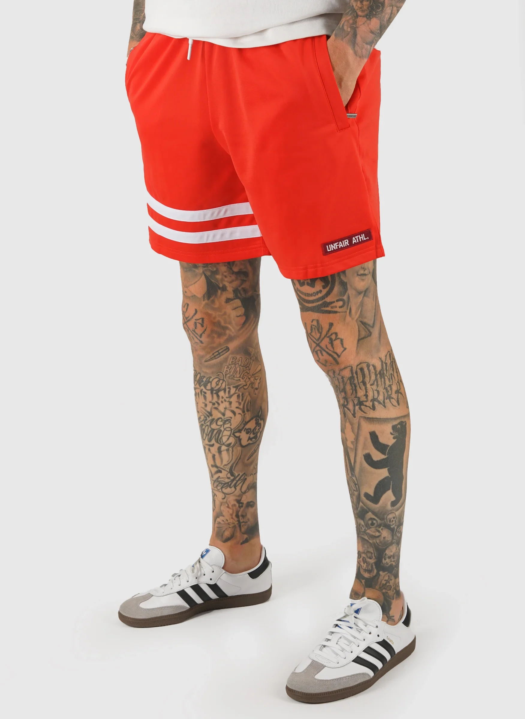 DMWU Athletic Shorts - Red