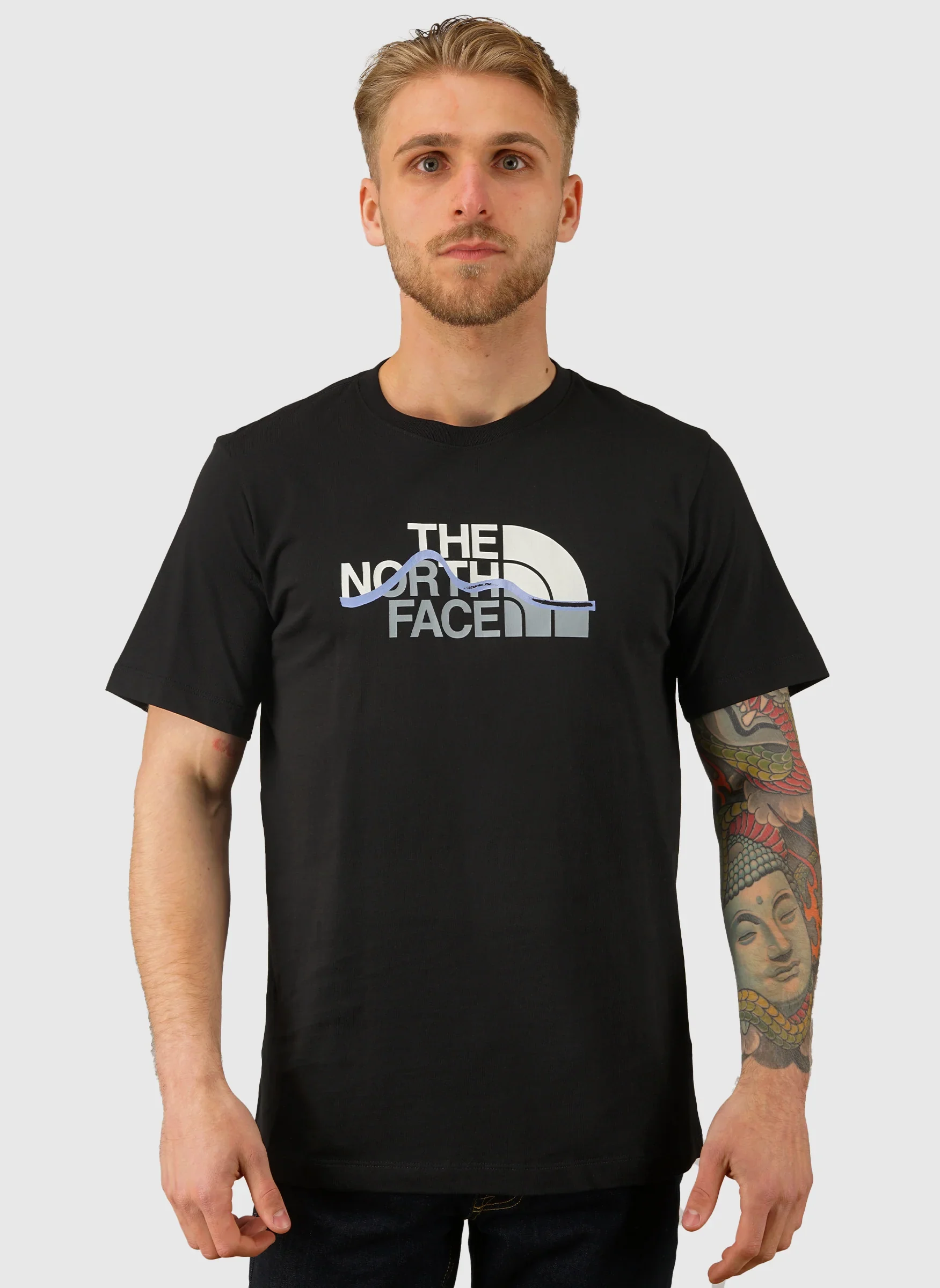 Mountain Line Regular T-Shirt - TNF Black