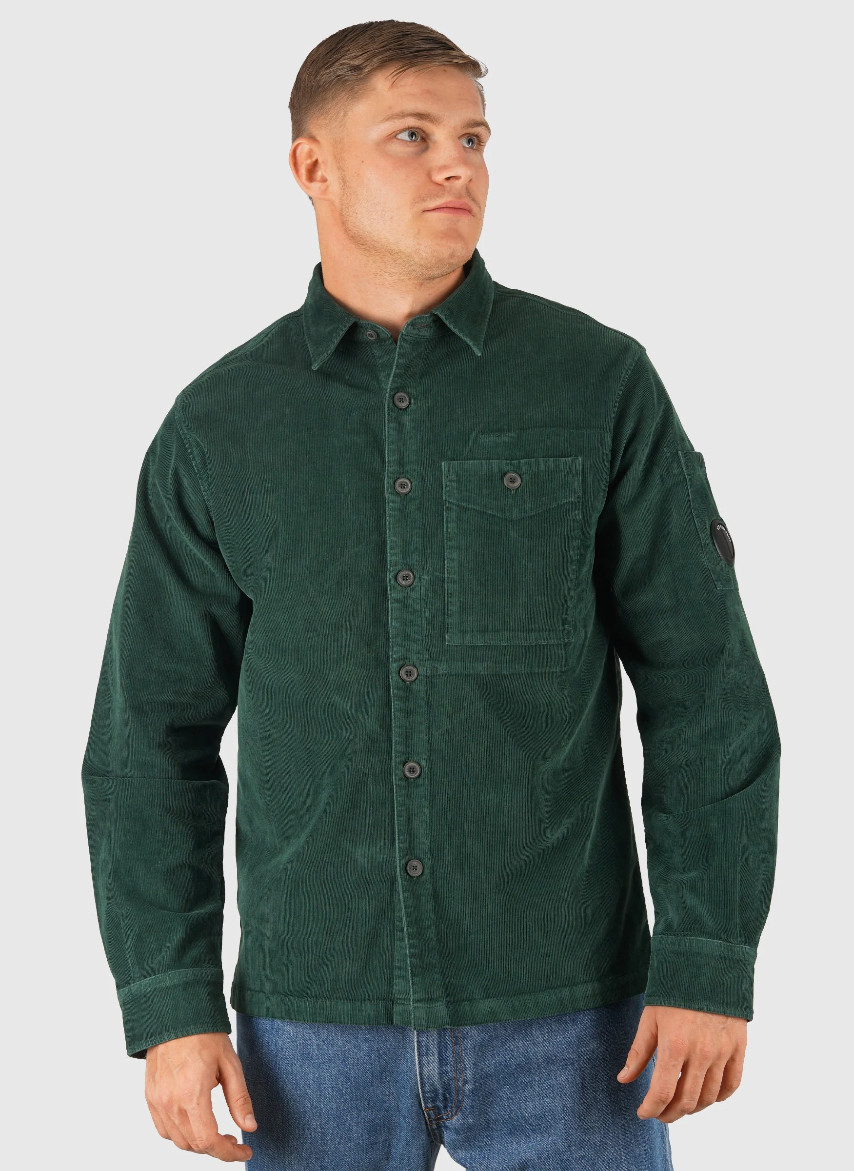 Corduroy Long Sleeve Lens Shirt - Ponderosa Pine