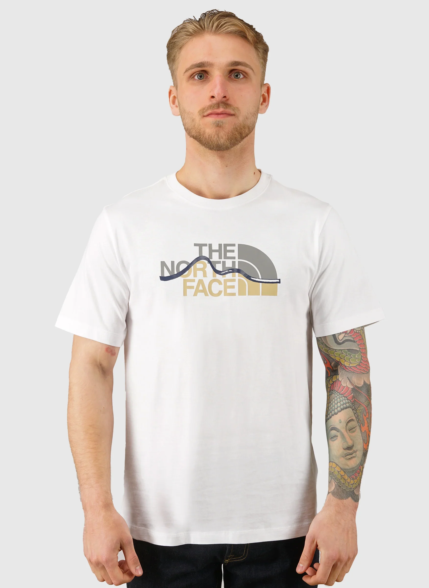 Mountain Line Regular T-Shirt - TNF White