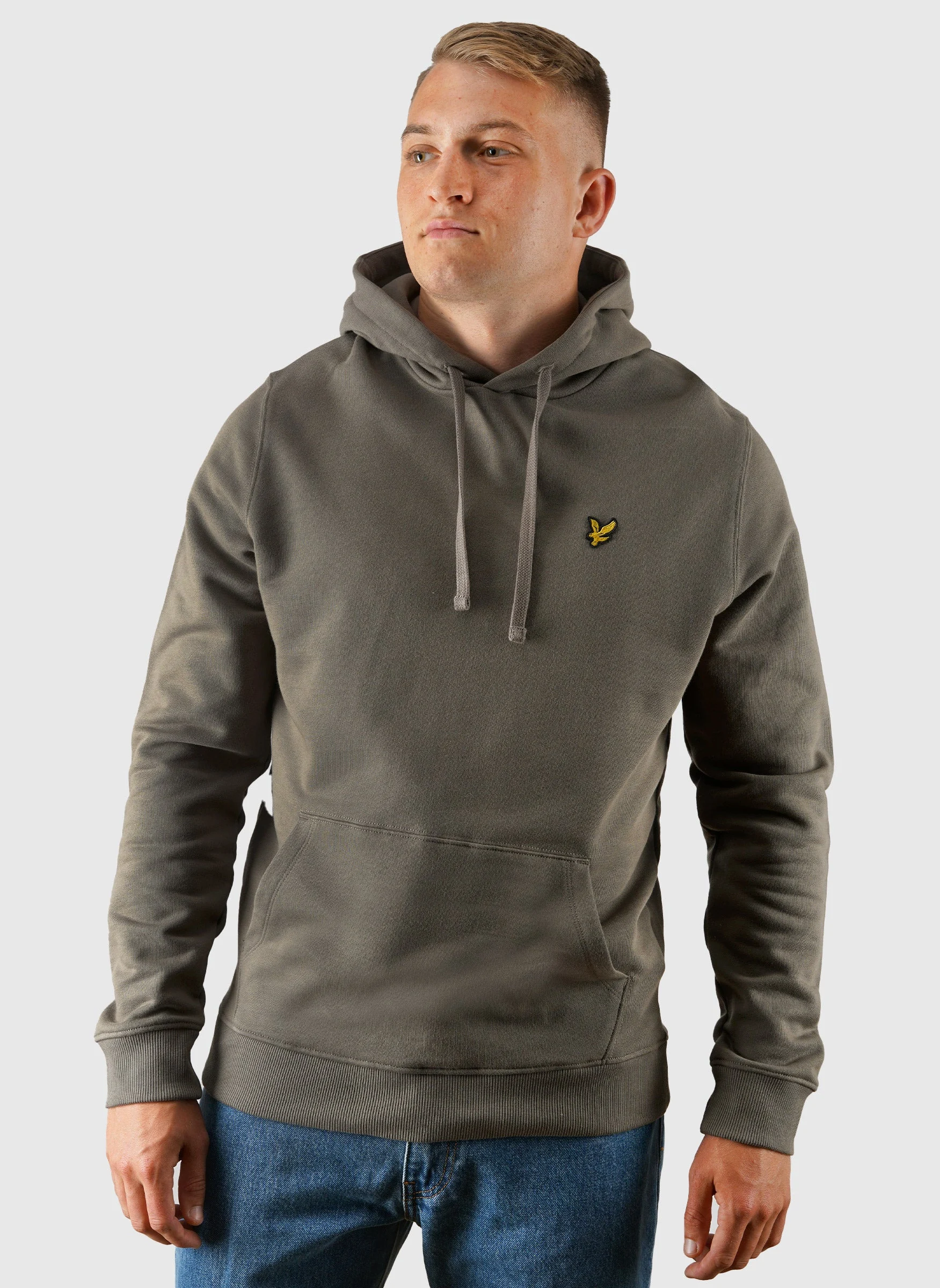 Pullover Hoodie - Khaki Ash