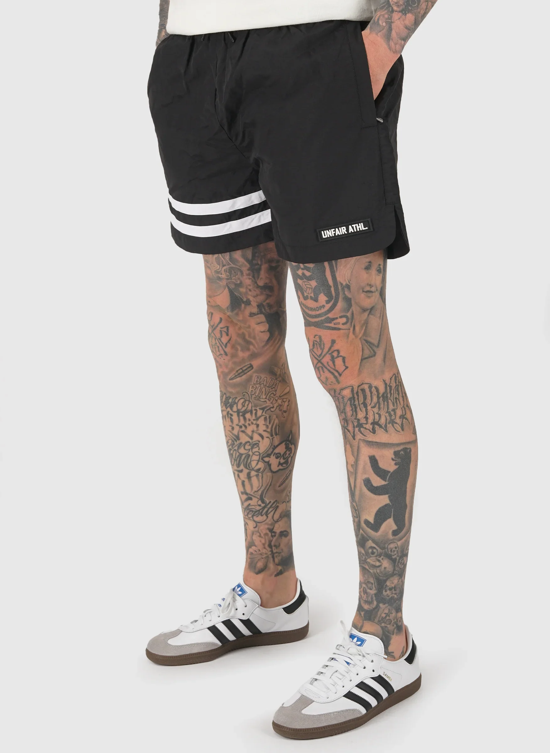 DMWU Athletic Swim Shorts - Black
