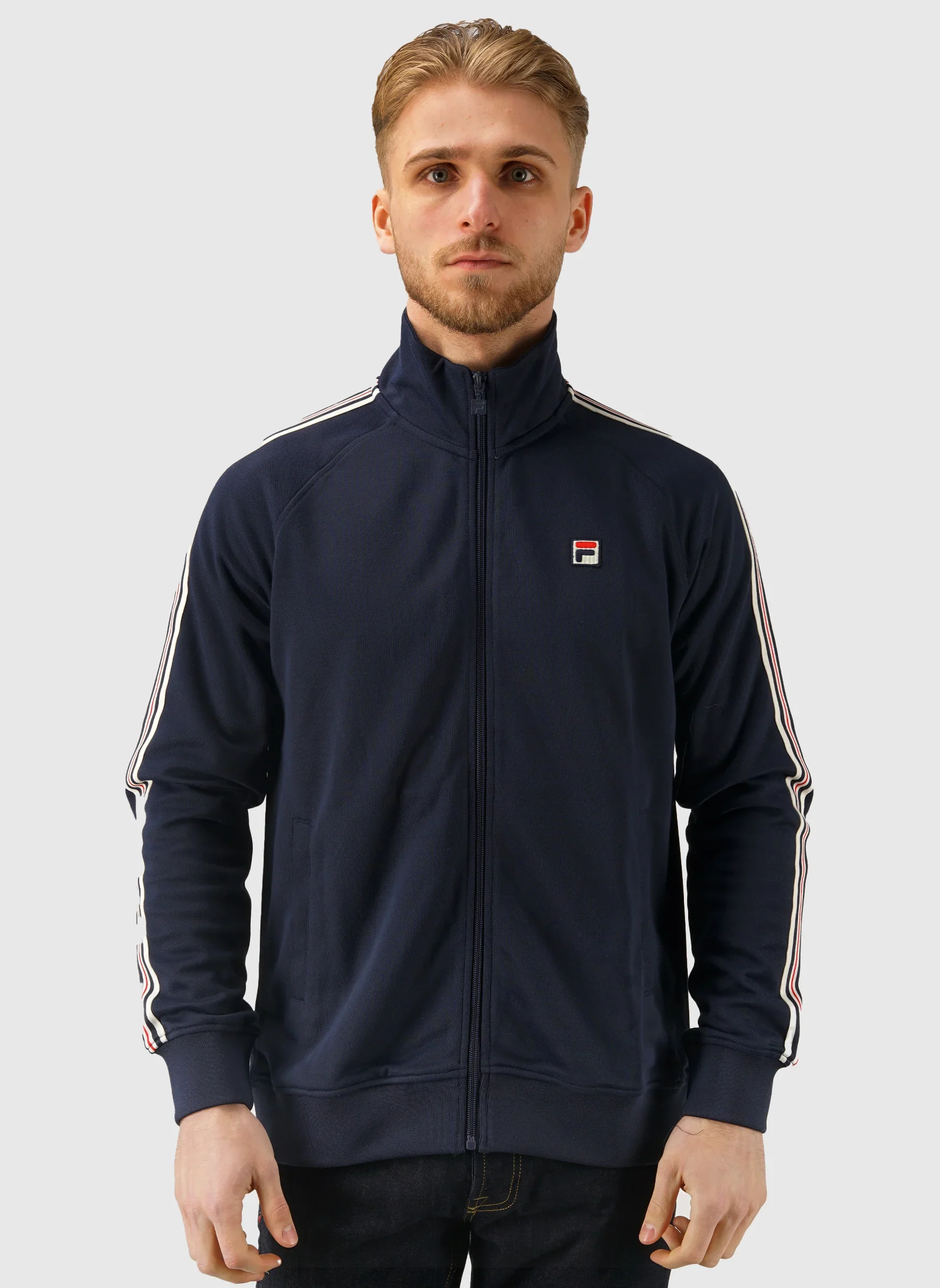 Biella Pique Trackjacket - Black Iris