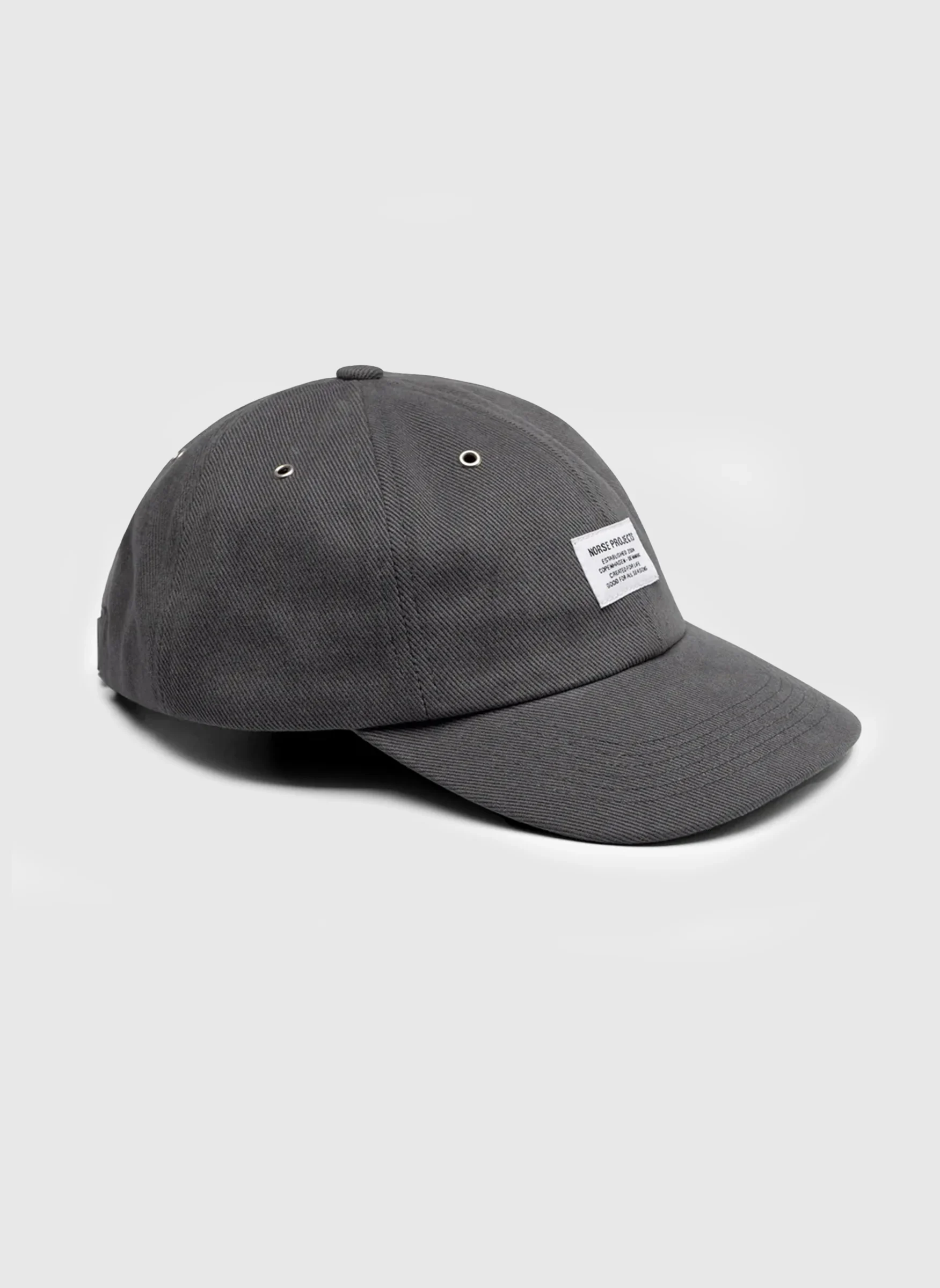 Bull Twill Denim 6-Panel Cap - Graphite