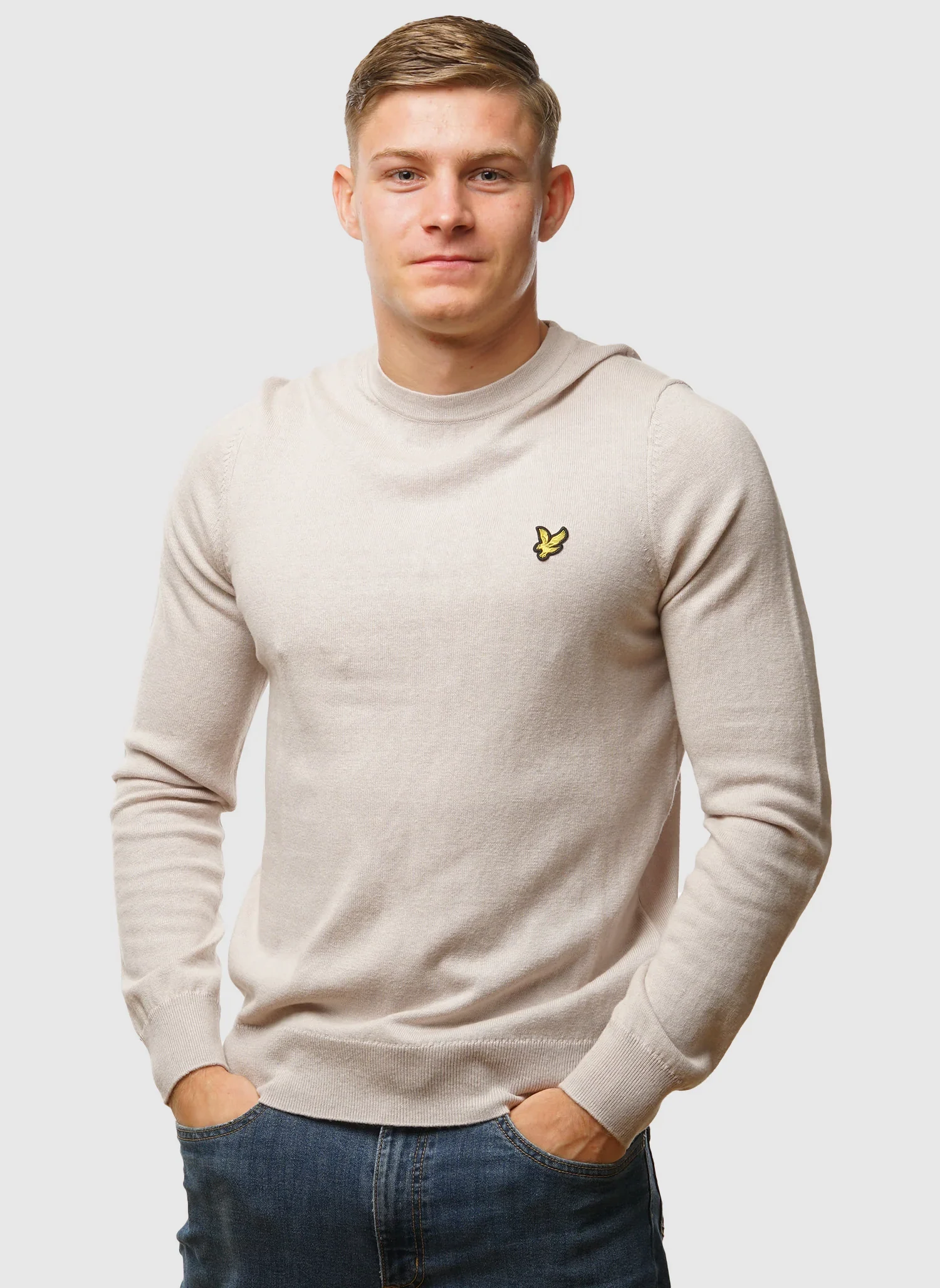 Cotton Merino 12gg Jumper - Cove