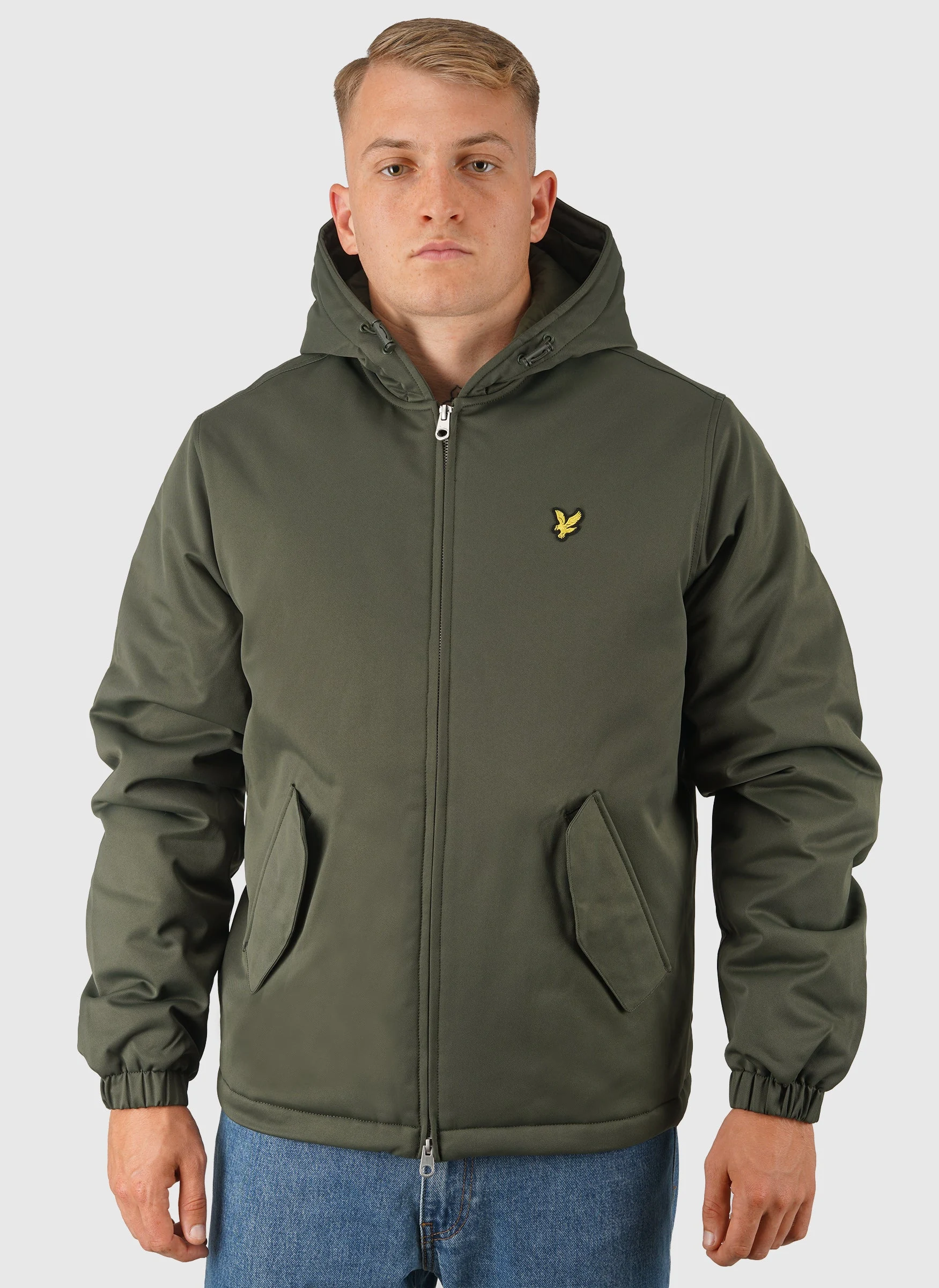 Padded Hooded Zip Through Jacket - Deep Depths