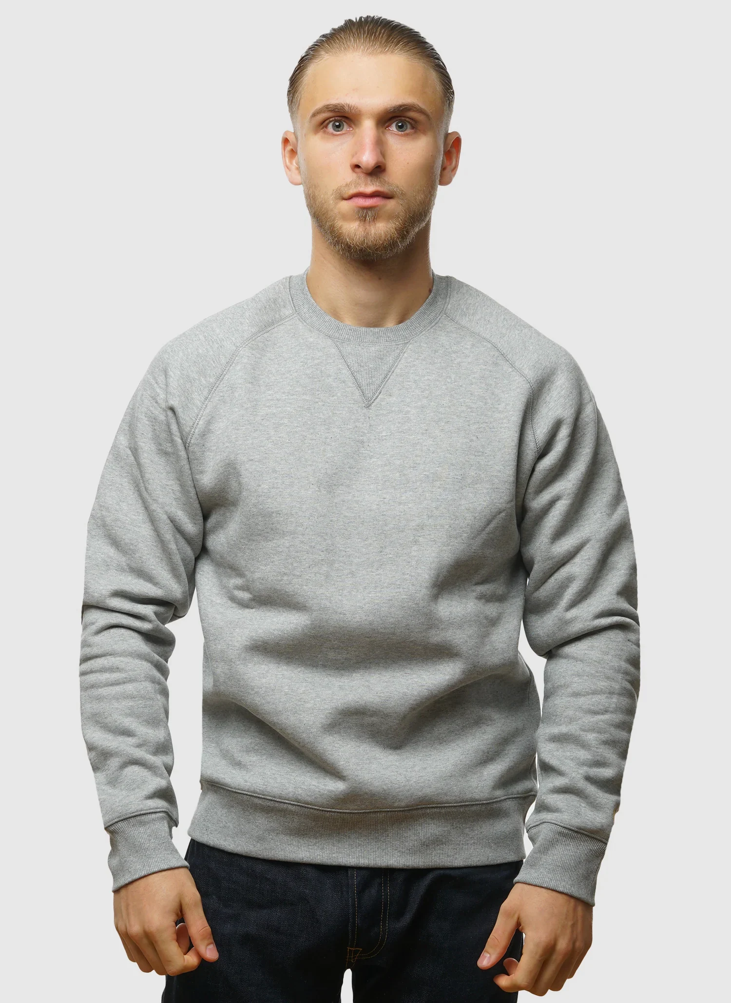 Chase Sweatshirt - Grey Heather/Gold