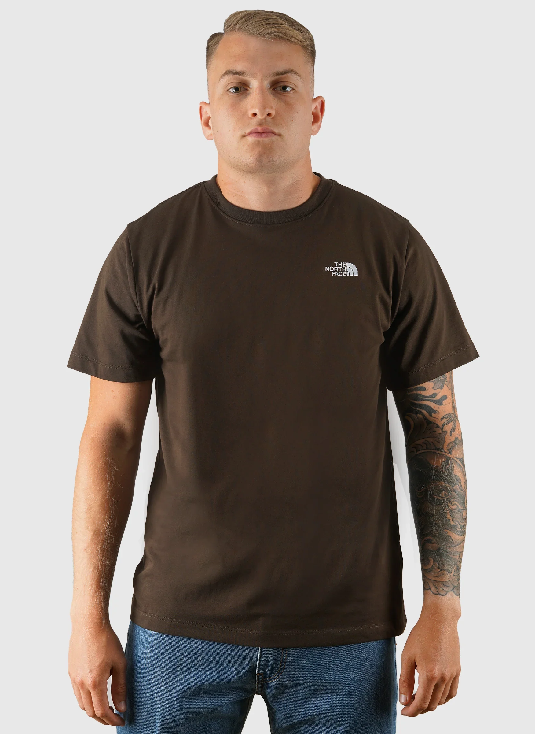 Evolution Simple Dome T-Shirt - Dark Chestnut