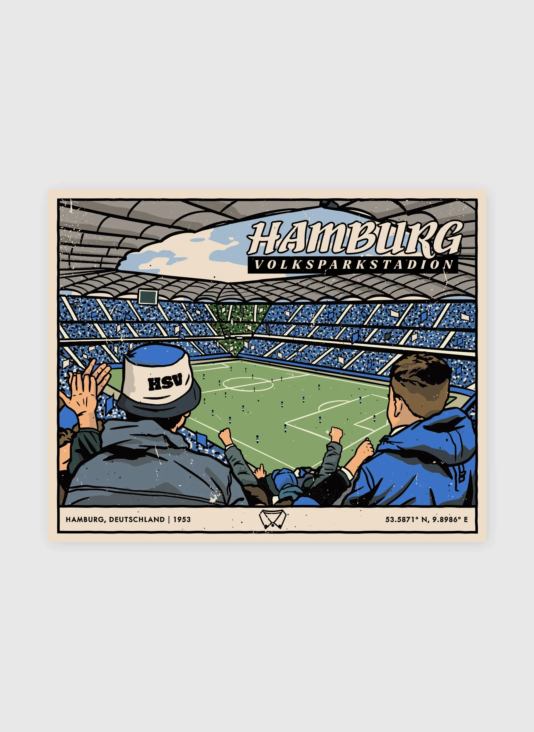 Poster - Hamburg Volksparkstadion