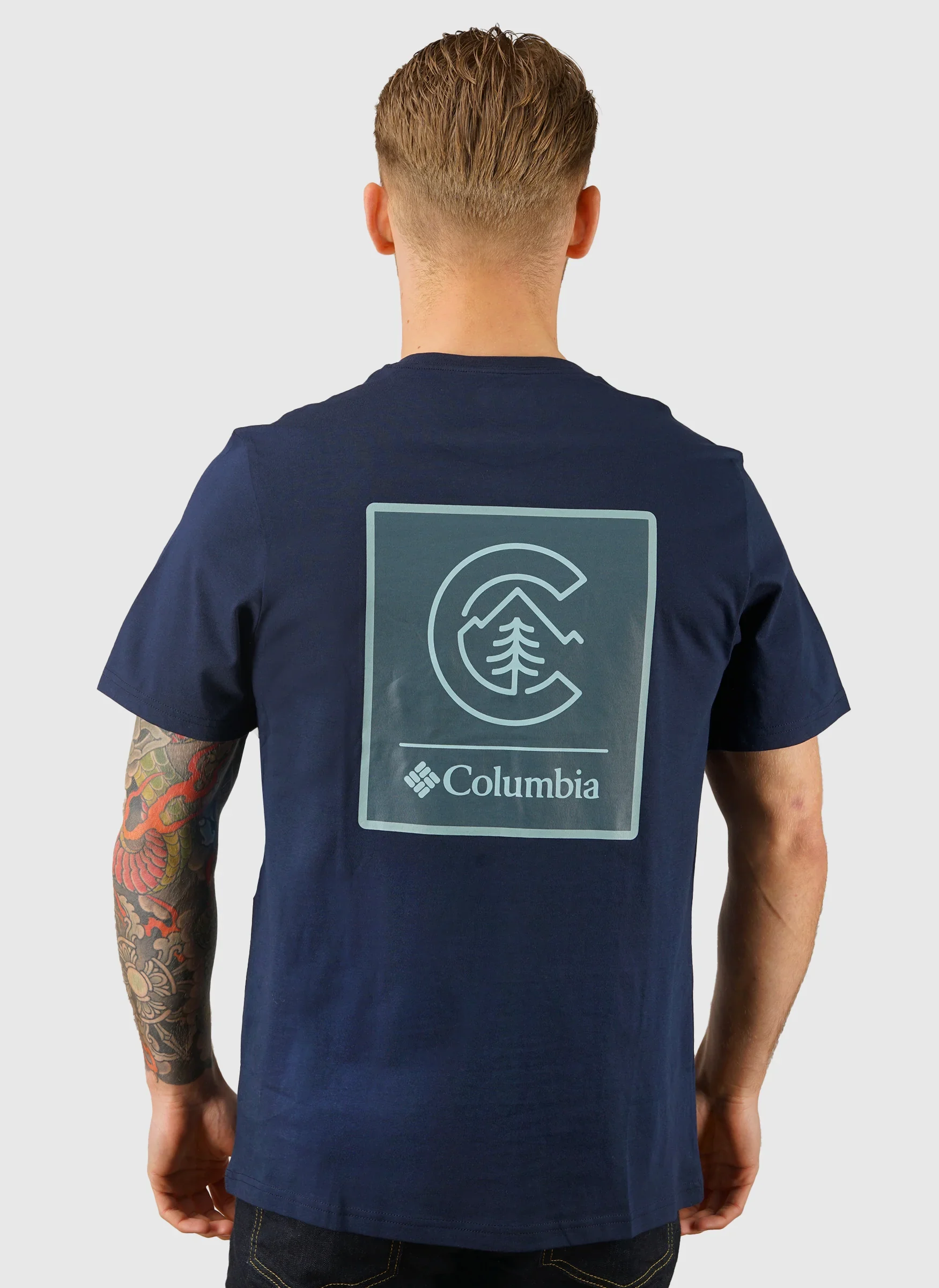 CSC Logo Back T-Shirt - Collegiate Navy