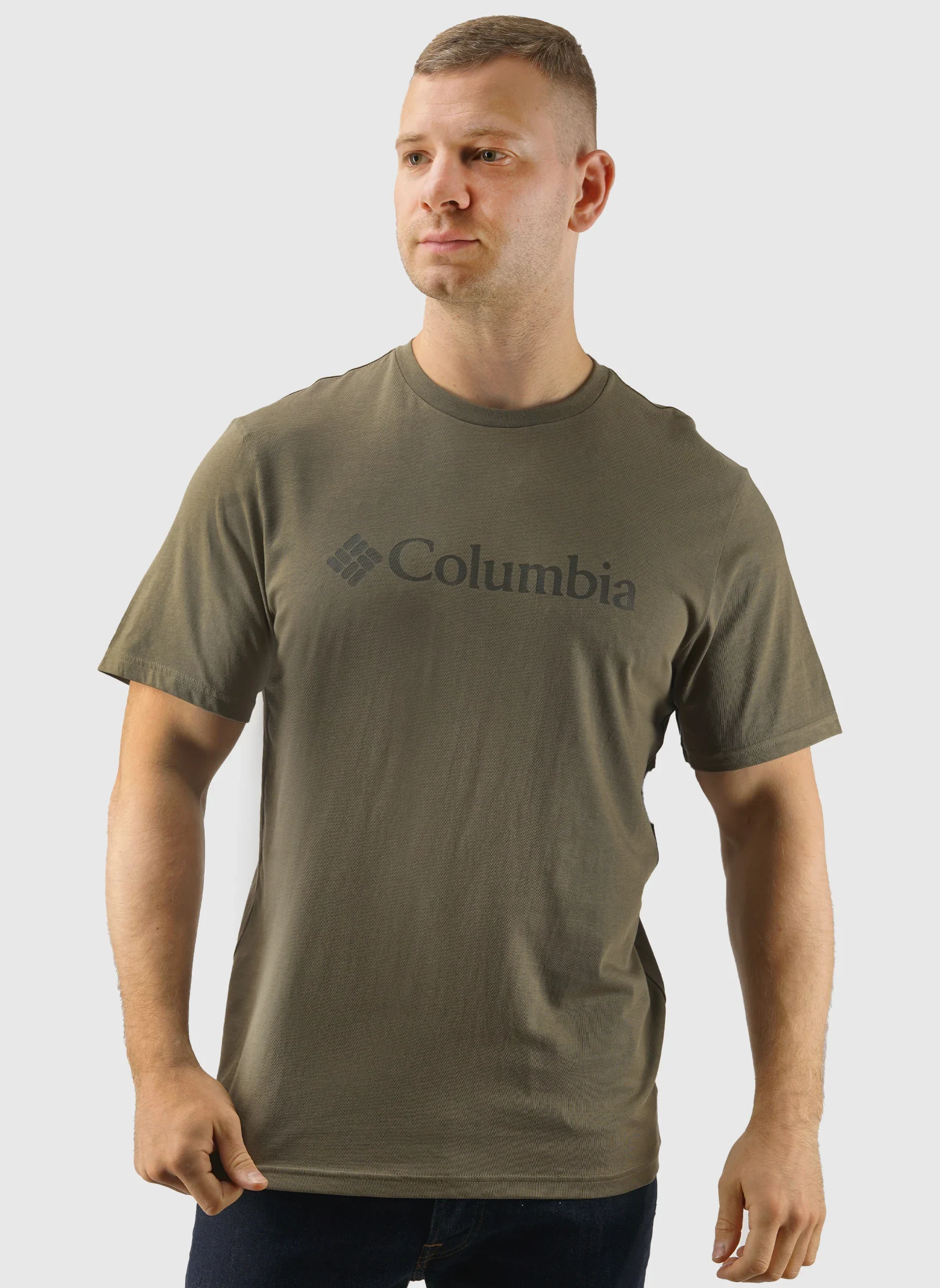 CSC Basic Logo T-Shirt - Stone Green Ge