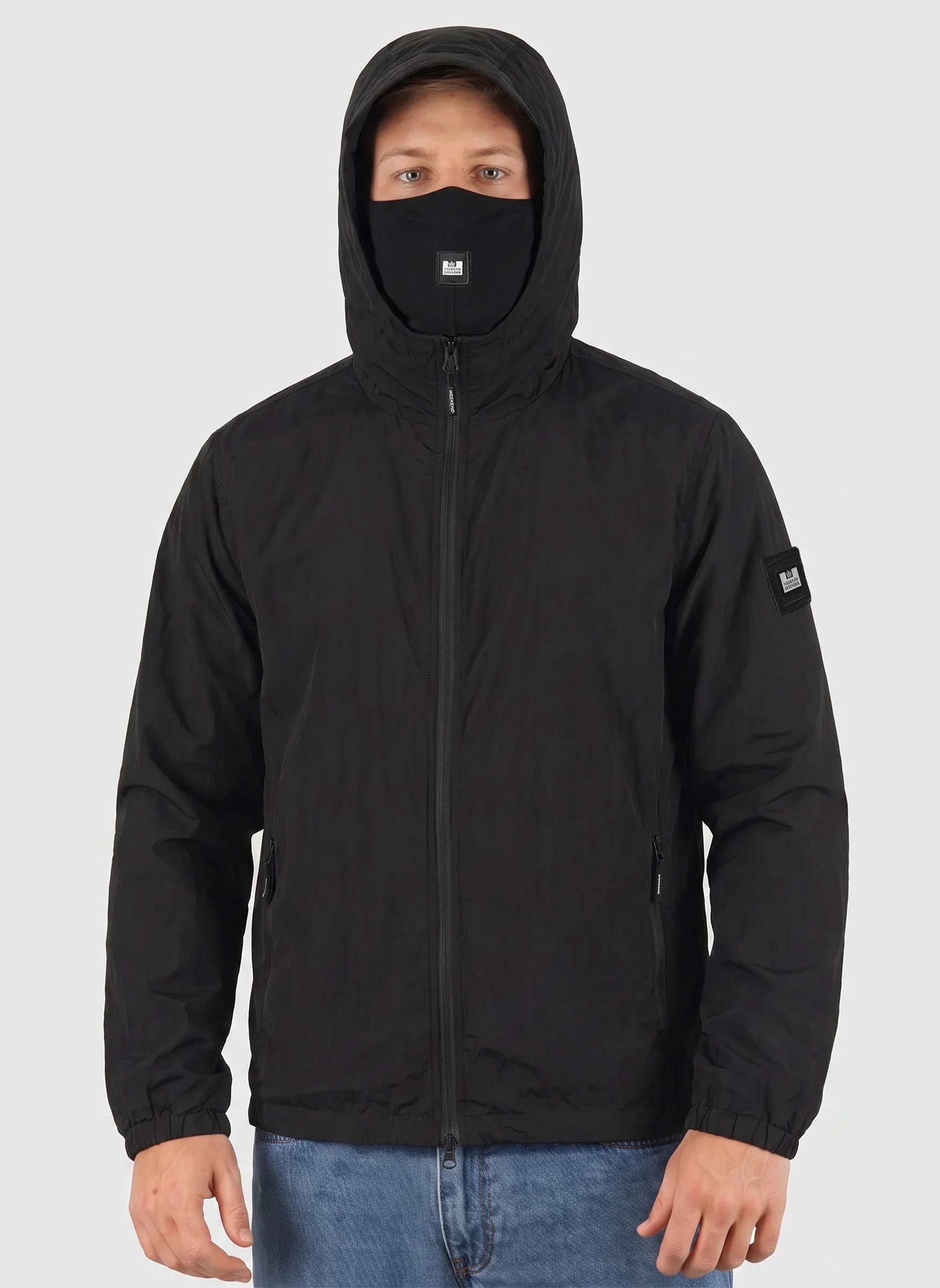 Technician Face Mask Jacket - Black