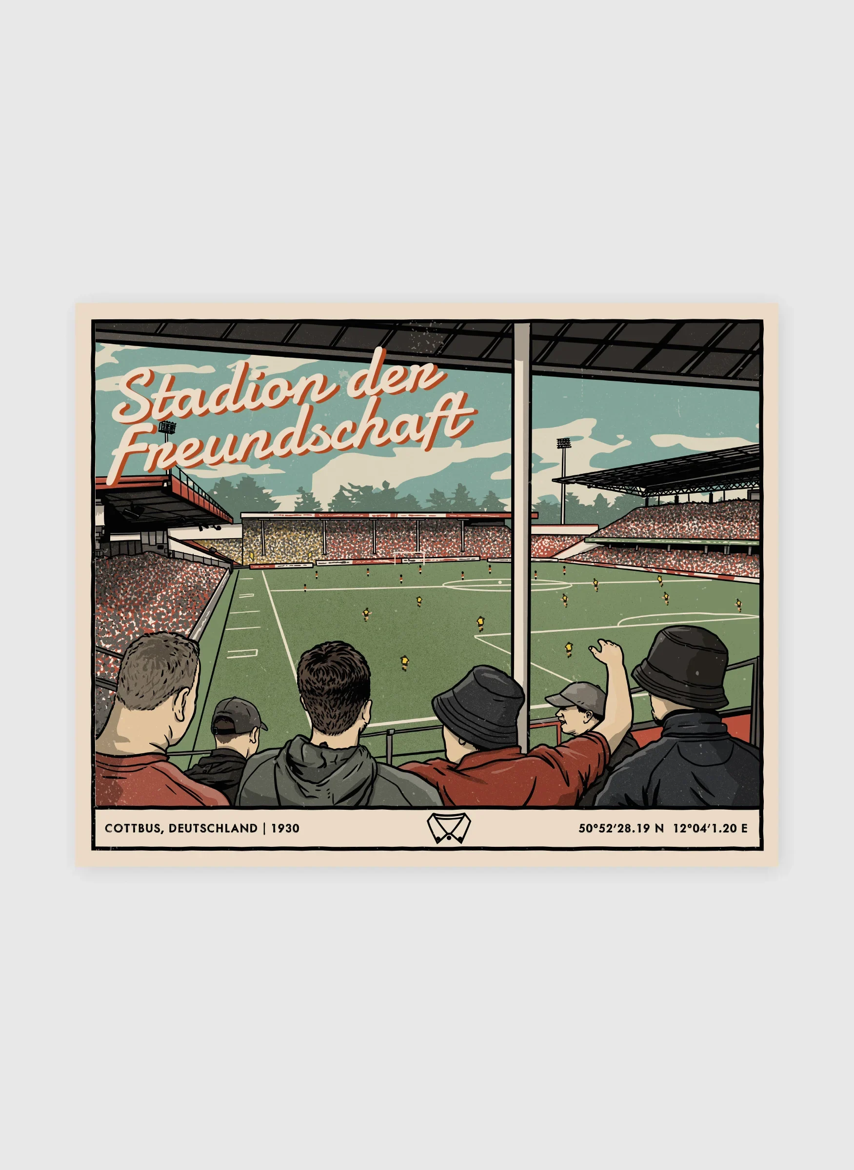 Poster - Cottbus Stadion der Freundschaft