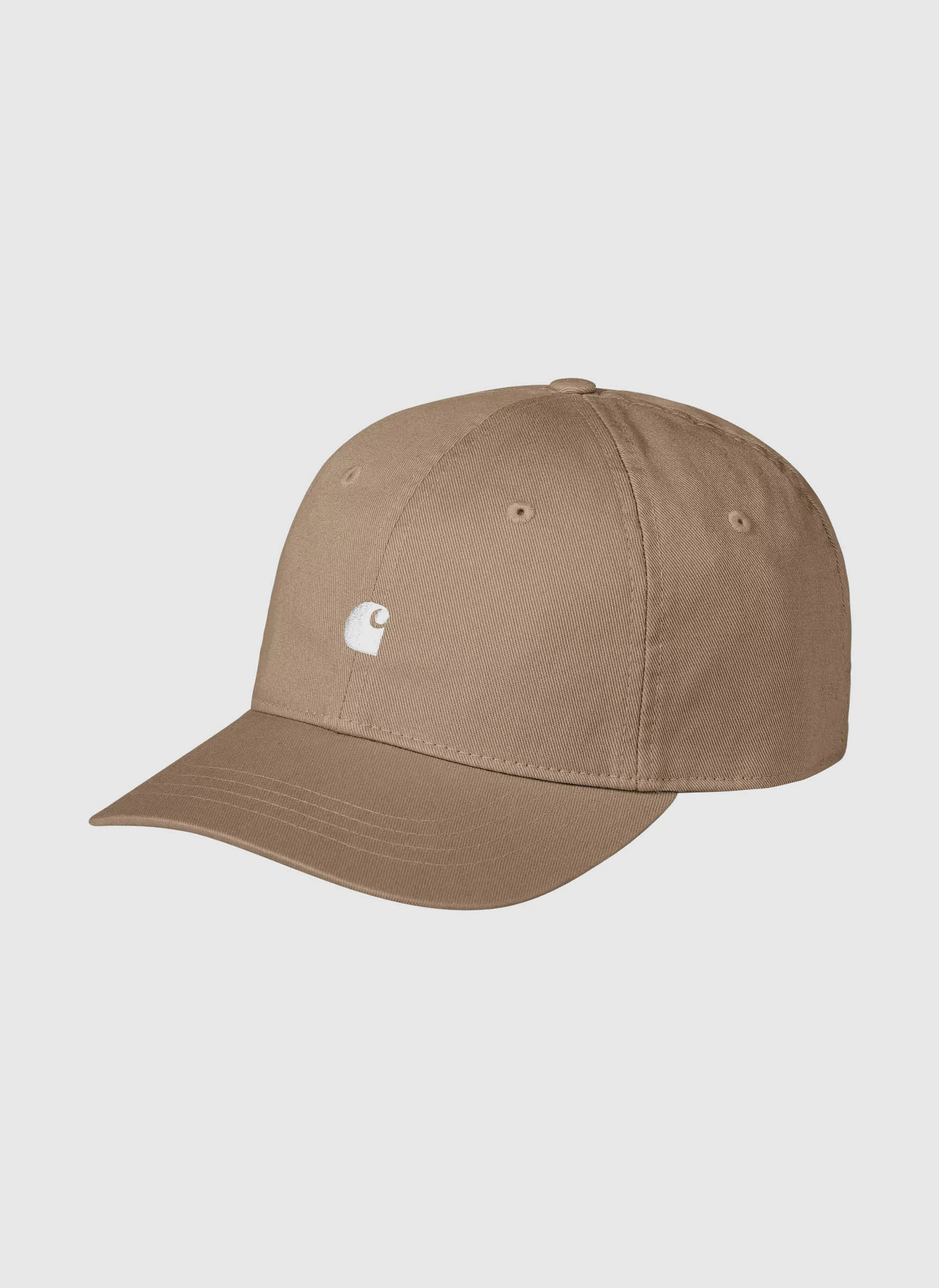 Madison Logo Cap - Leather/White